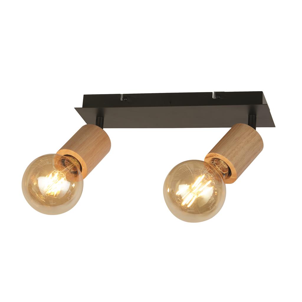Searchlight Spinny - spot en saillie 2L - x - noir mat