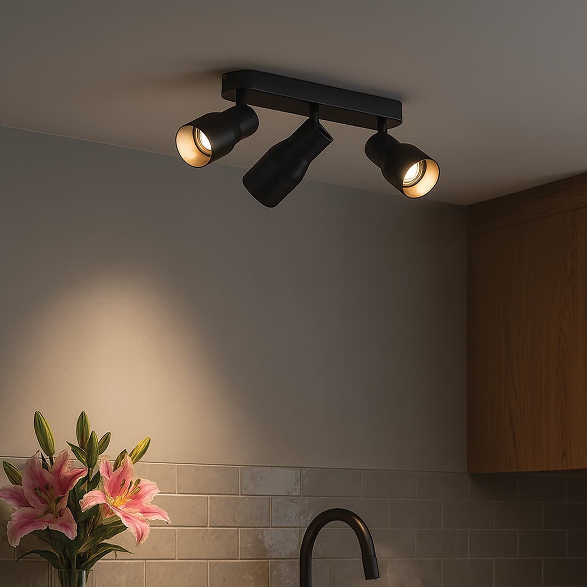 VK Lighting Iluma - applique et plafonnier - ,8 x 6 cm - noir