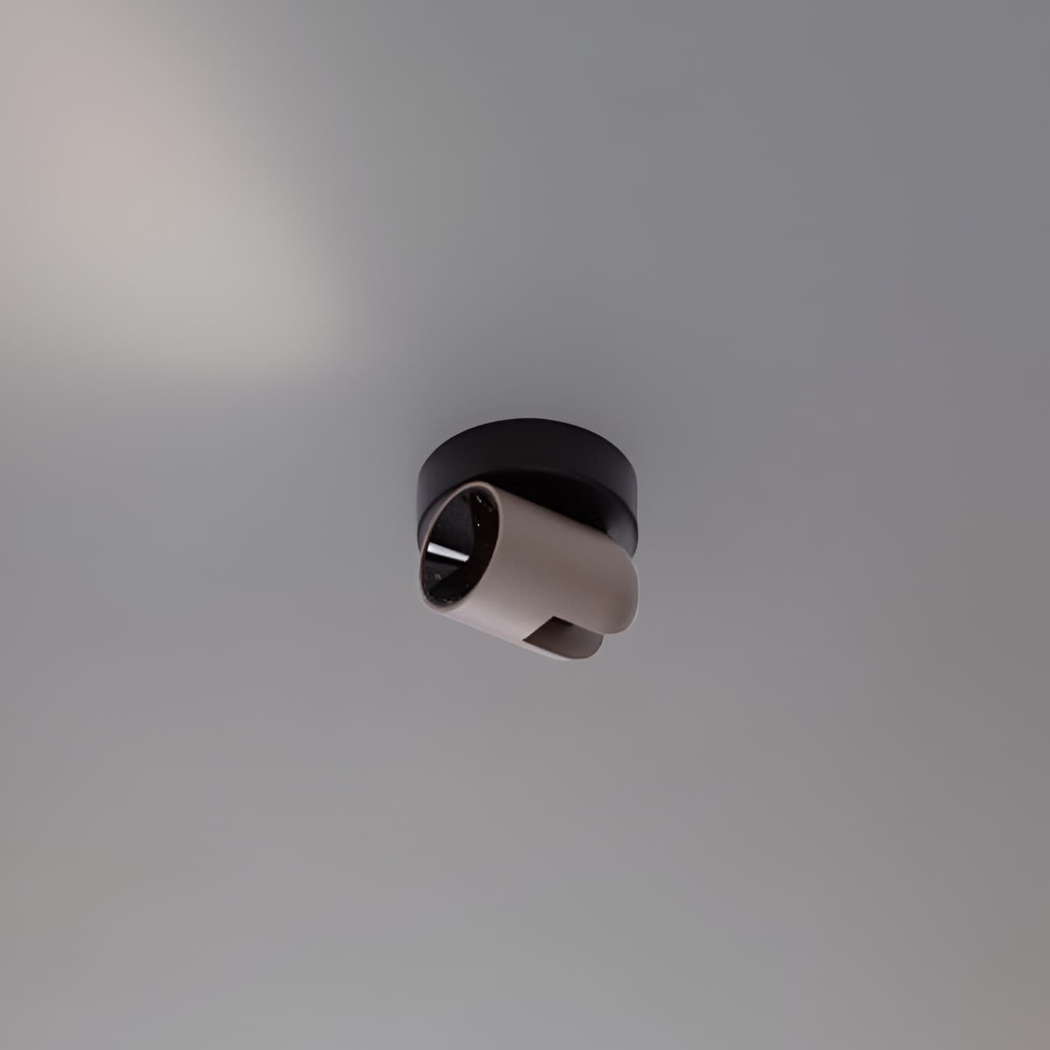Nova Luce Sirmos - plafonnier - Ø ,6 cm - 8W dimmable LED inclus - café moka et noir sablé