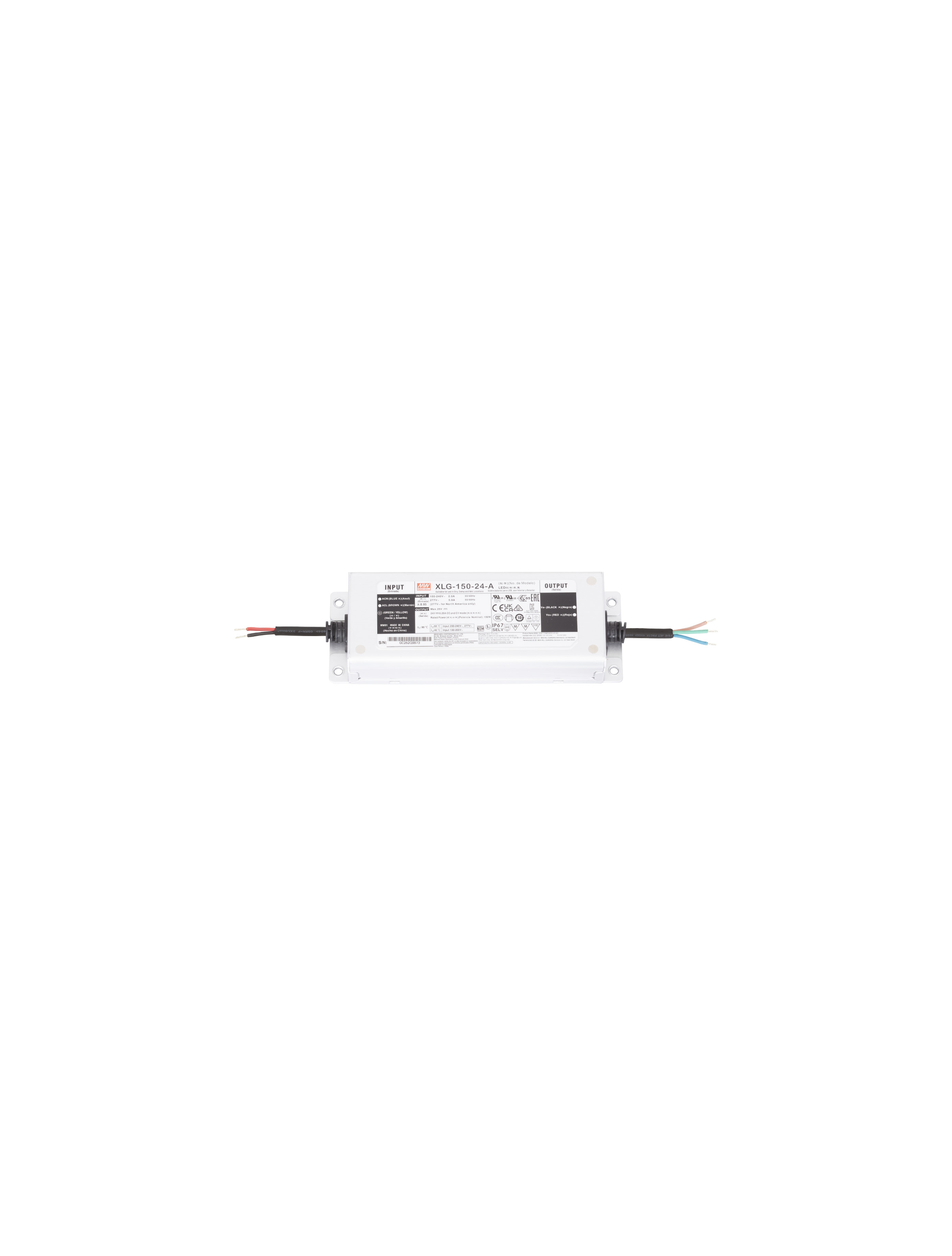 Nova Luce Driver - 24Vdc / 230Vac - 150W - IP67