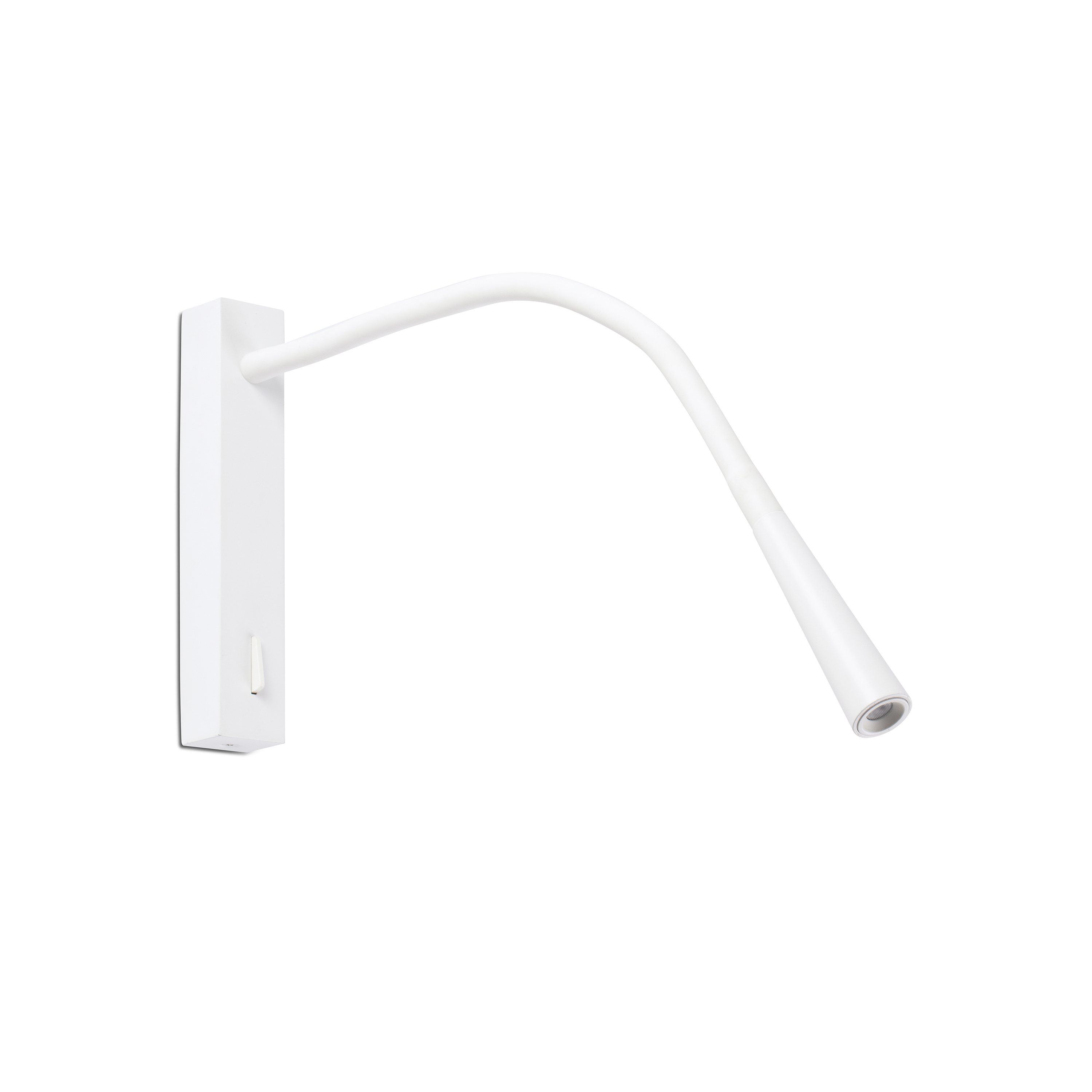 Faro Flin - applique murale avec interrupteur - 35,6 x 3,5 x 27,3 cm - 3W LED inclus - blanc mat