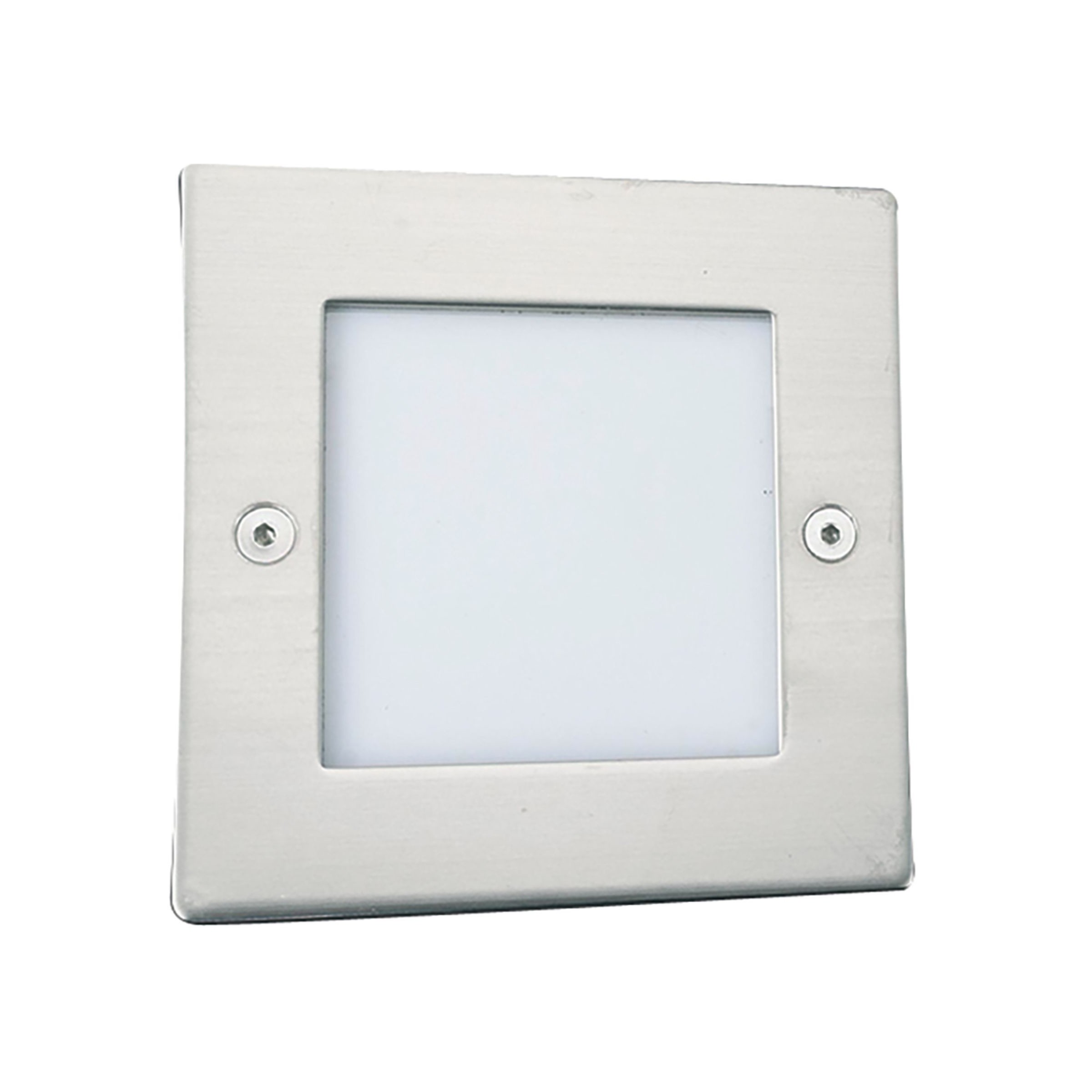 Searchlight Ankle - applique encastrée - 7,1 x 5,1 x 7,1 cm - 1W LED inclus - IP54 - acier inoxydable