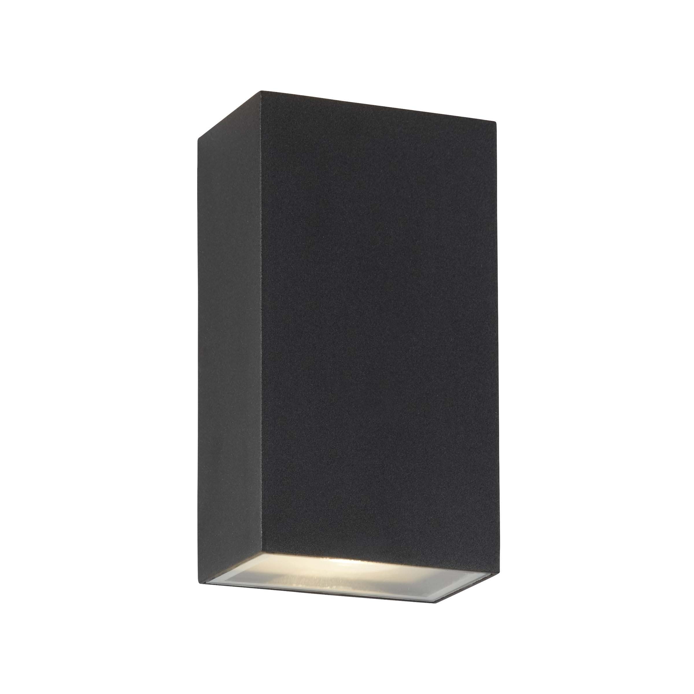 Searchlight Ashby - Applique d"extérieur - ,2 cm - 6W LED inclus - IP44 - noir