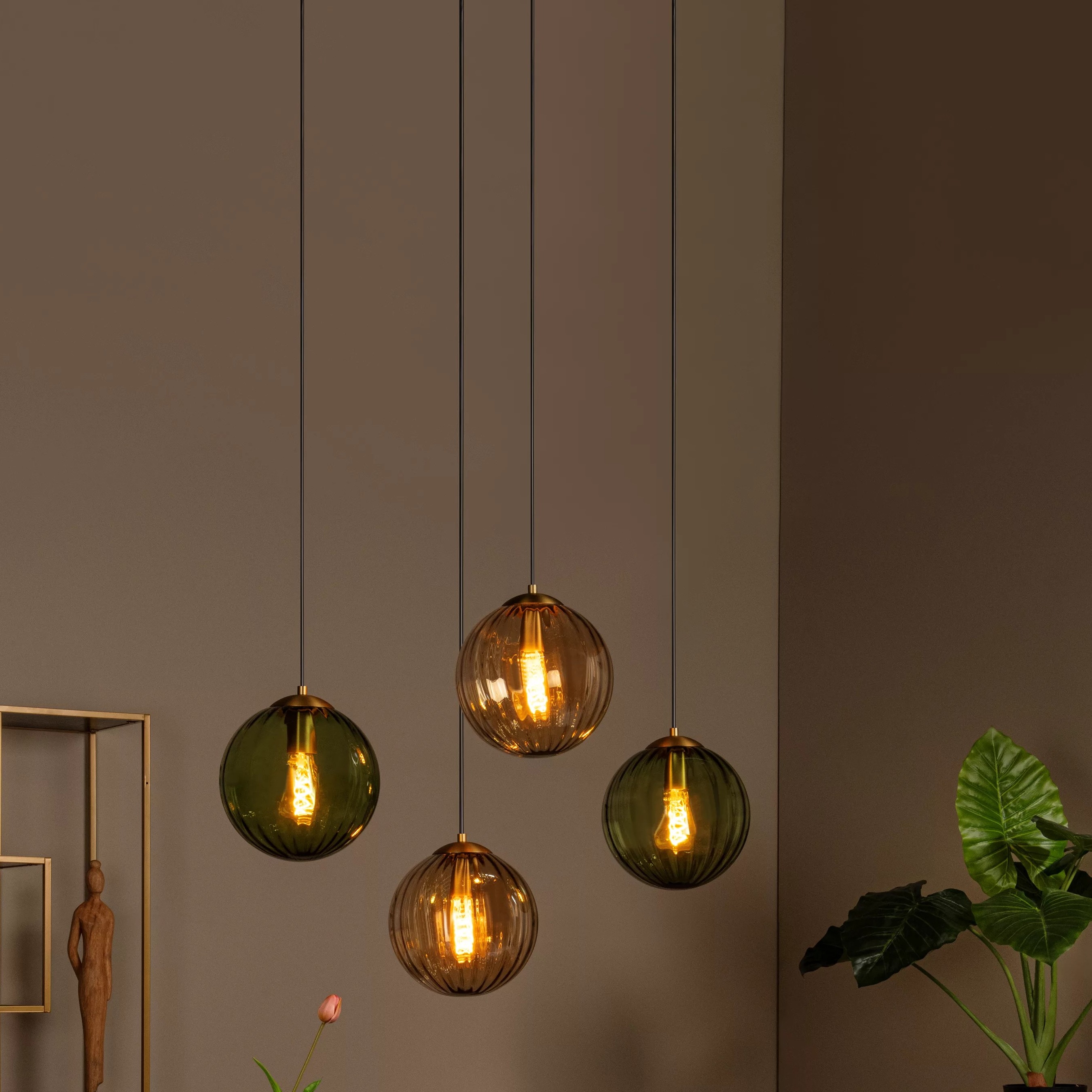 Lucide Monsaraz - lampe suspendue - x - multicolore