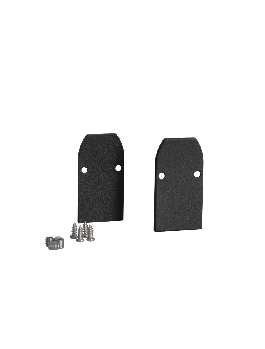 Nova Luce Ultra Slim - rail magnétique en saillie - 2 embouts - noir