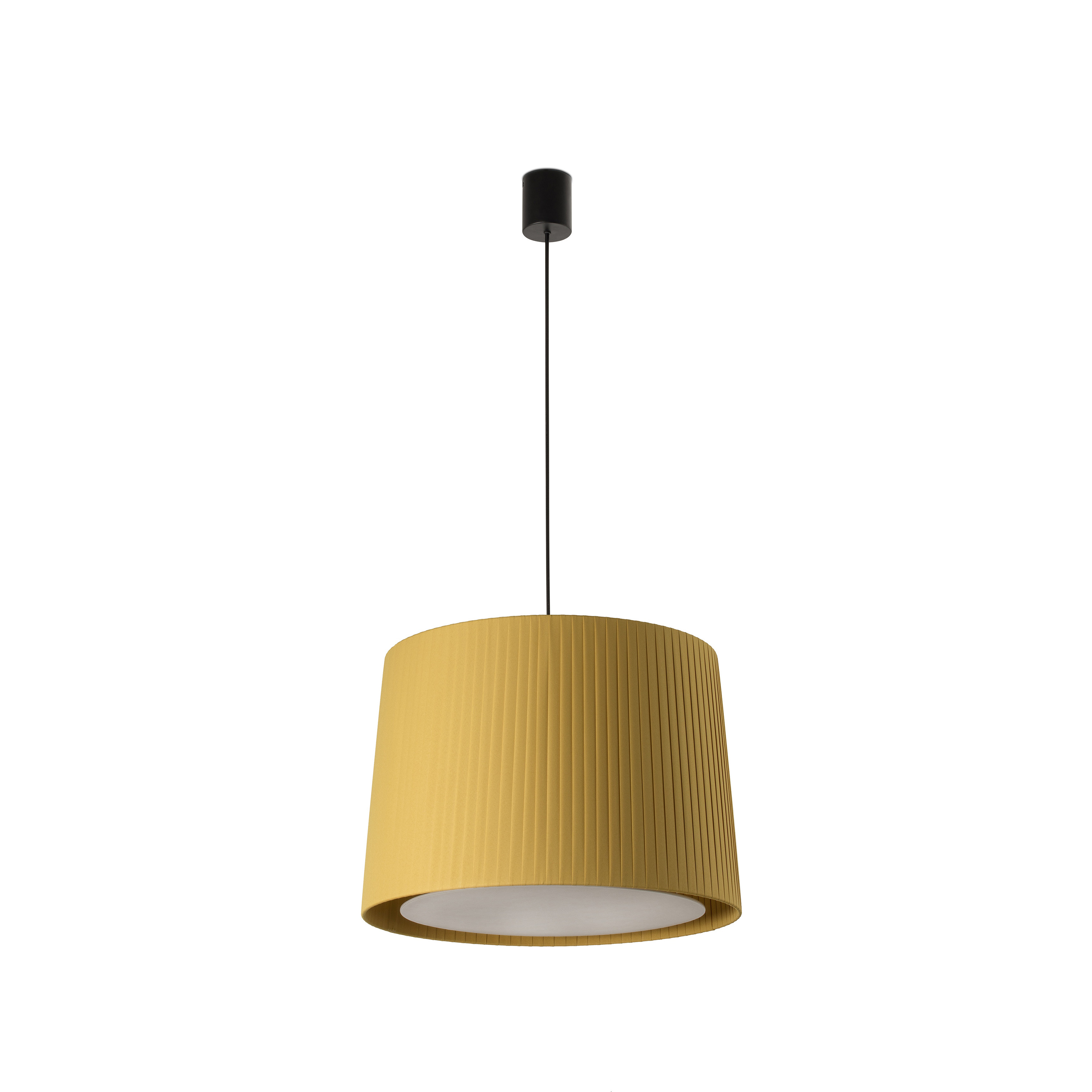 Faro Samba - lampe suspendue - Ø cm - noir et jaune
