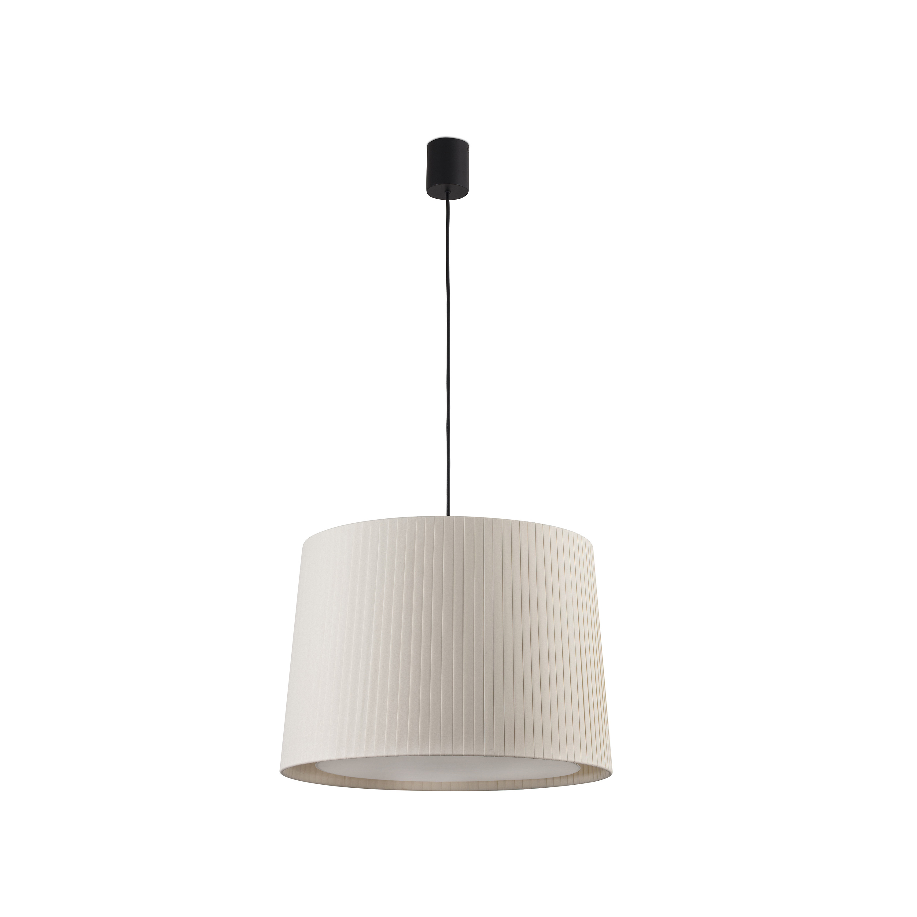 Faro Samba - lampe suspendue - Ø cm - noir et beige
