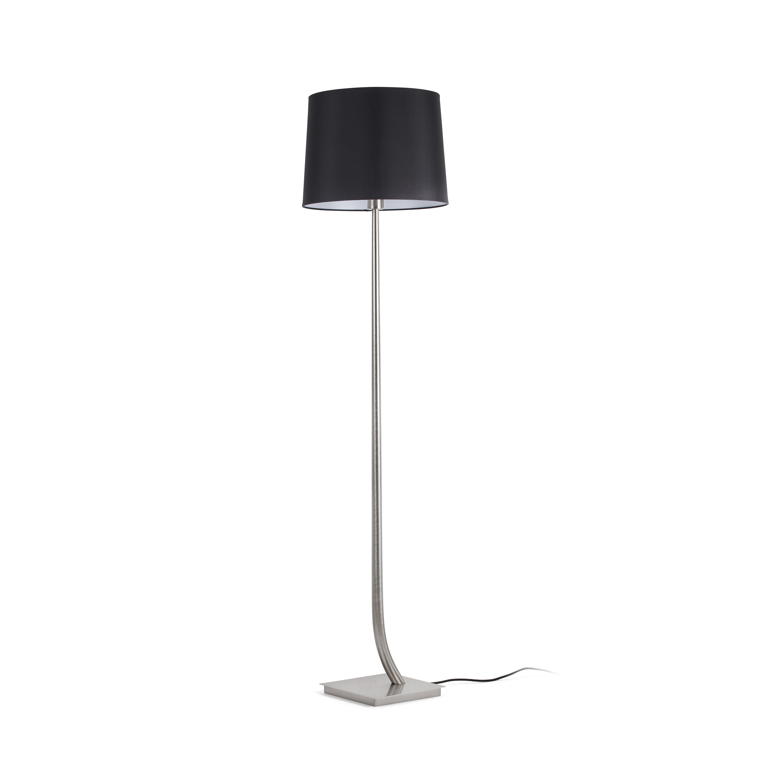 Faro Rem - lampadaire - - nickel mat et noir