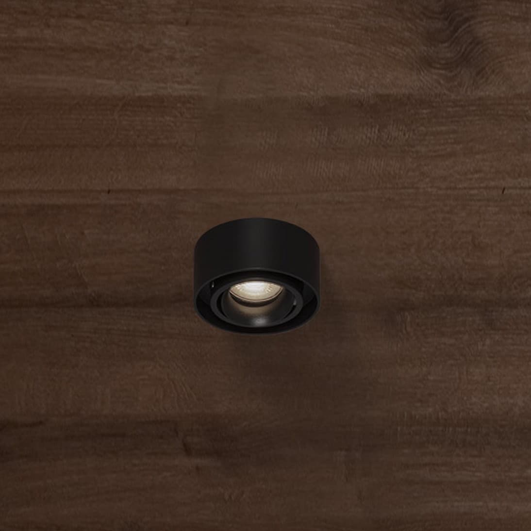 Nova Luce Brook - spot encastré - Ø 9,6 x 7,8 cm, encastré 79 mm - noir