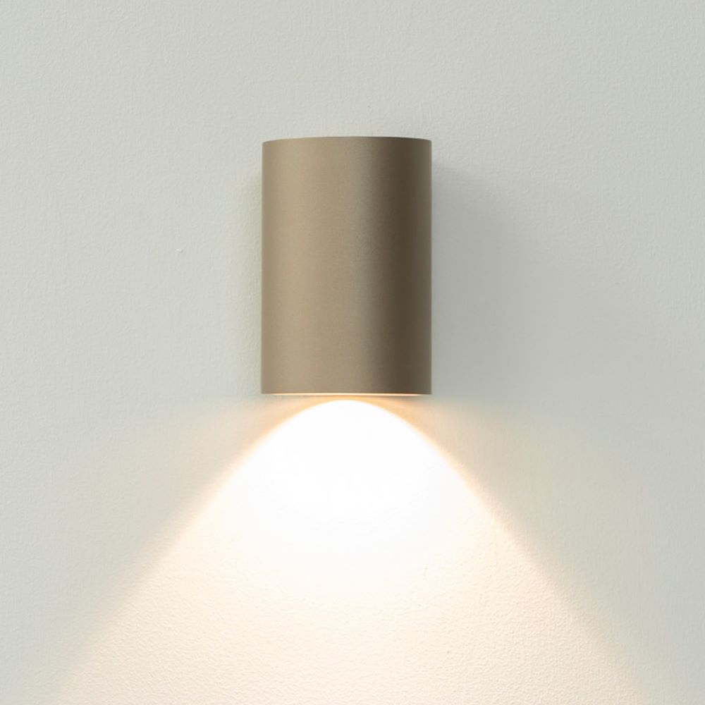 Artdelight Brody - applique murale - Ø 7,2 x - 4W LED inclus - IP54 - champagne