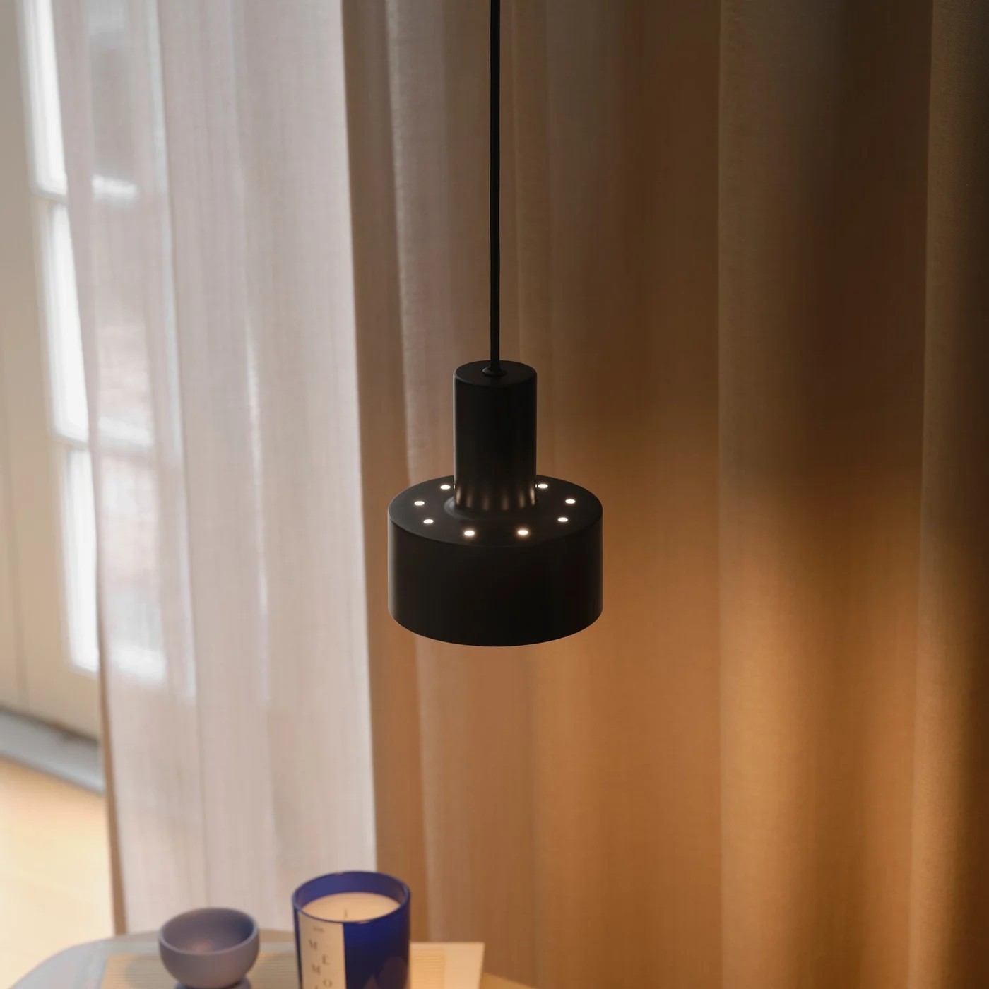 Nordlux Matis - lampe suspendue - Ø 12,5 x - noir