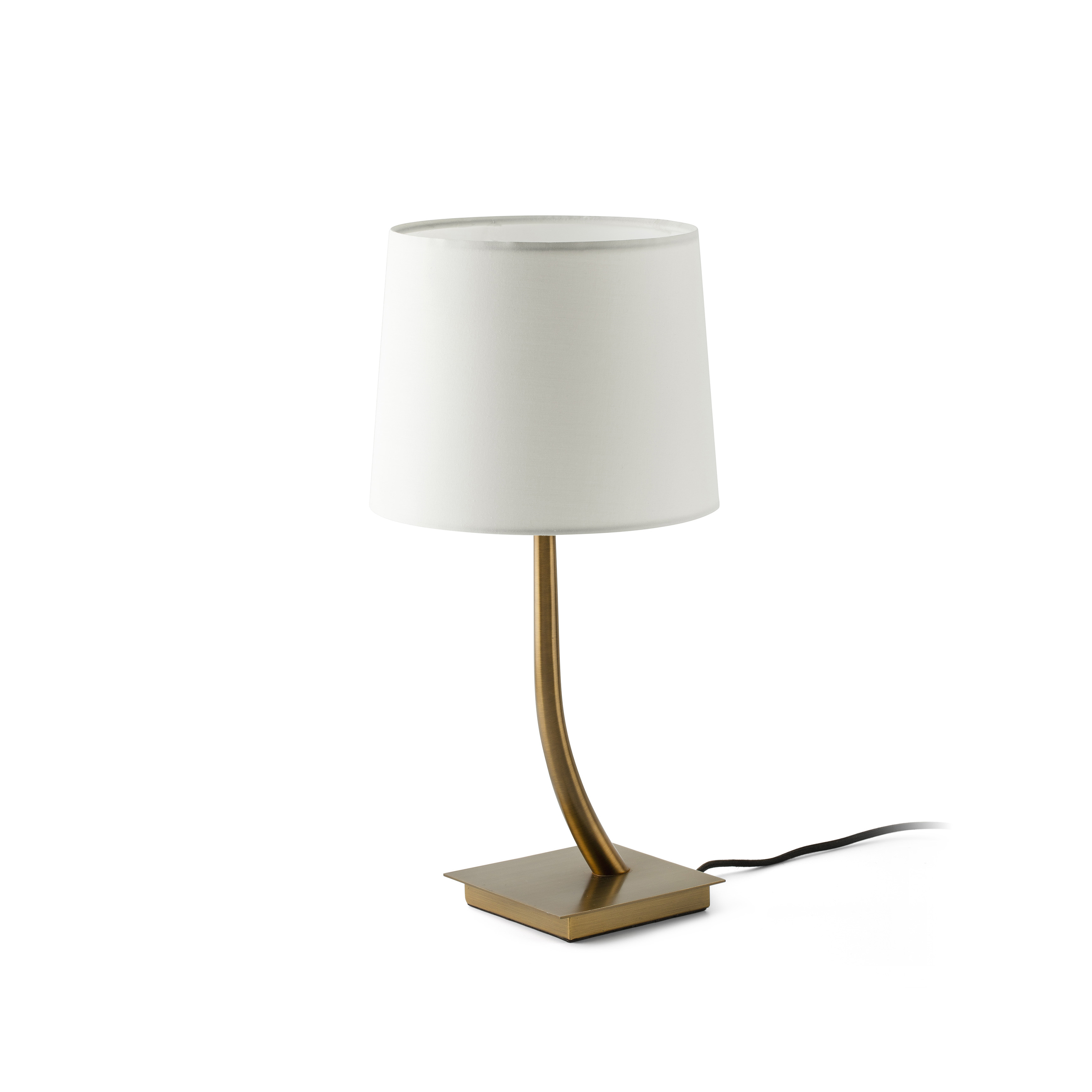 Faro Rem - lampe à poser - Ø cm - bronze et blanc