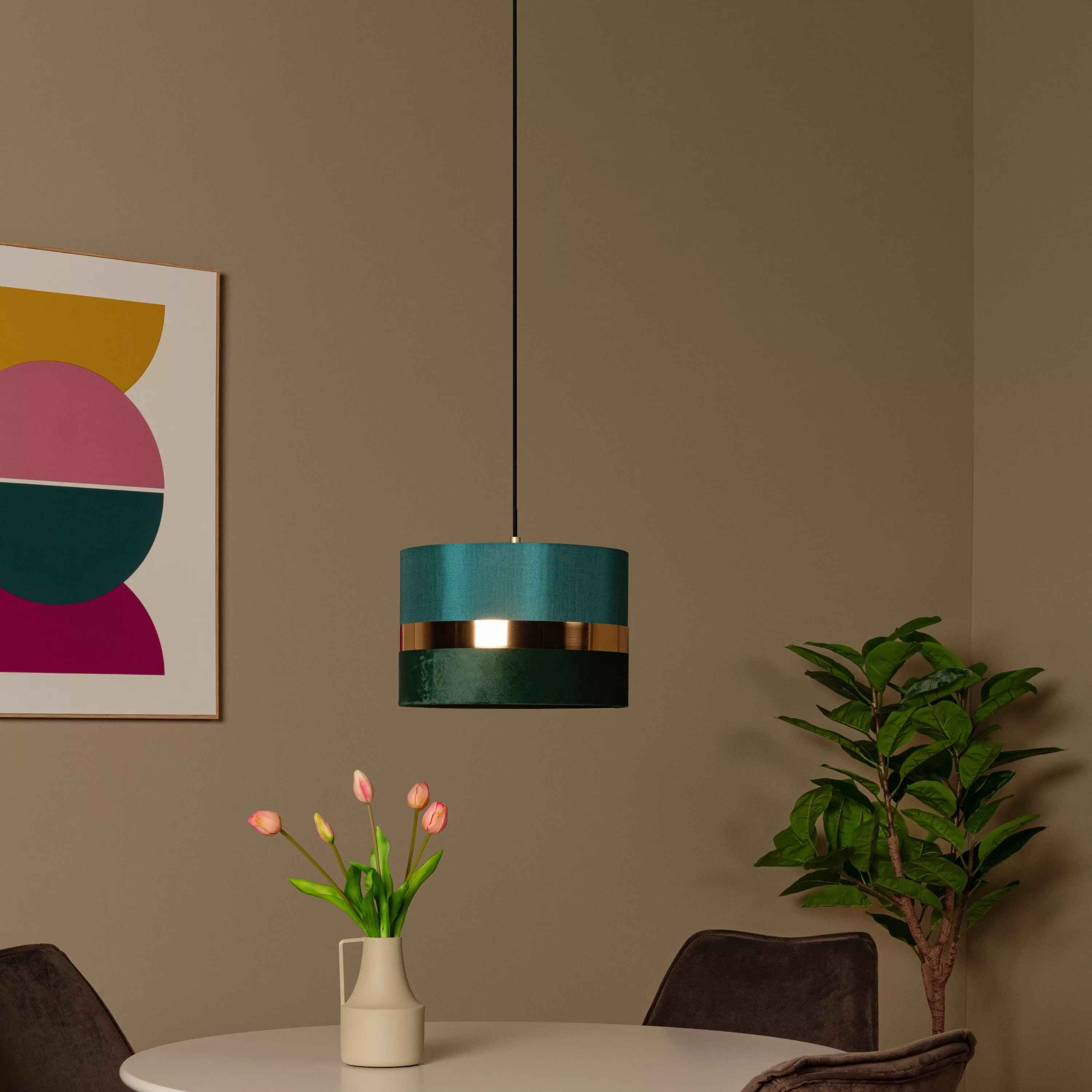 Lucide Extravaganza Tusse - lampe suspendue - Ø ,5 cm - vert