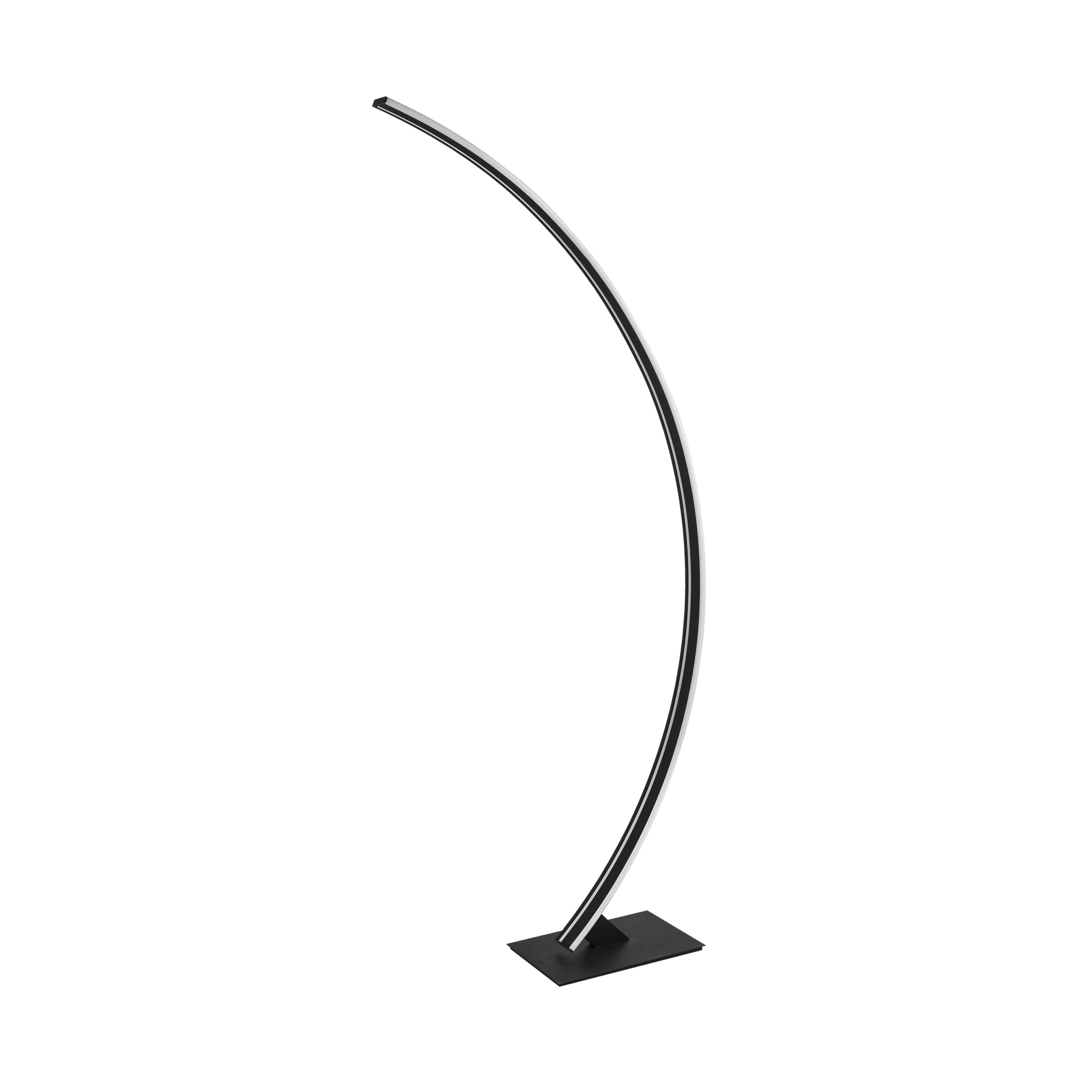 Nova Luce Breton - lampadaire - x - 40W dimmable LED inclus - sand black