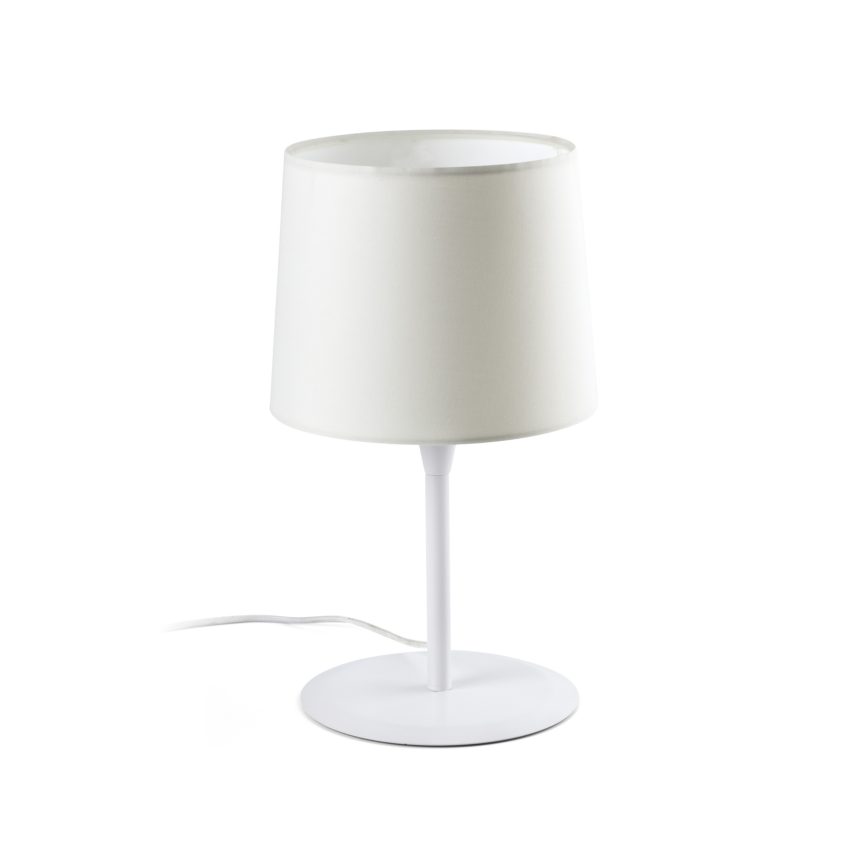 Faro Conga - lampe à poser - Ø ,5 cm - blanc