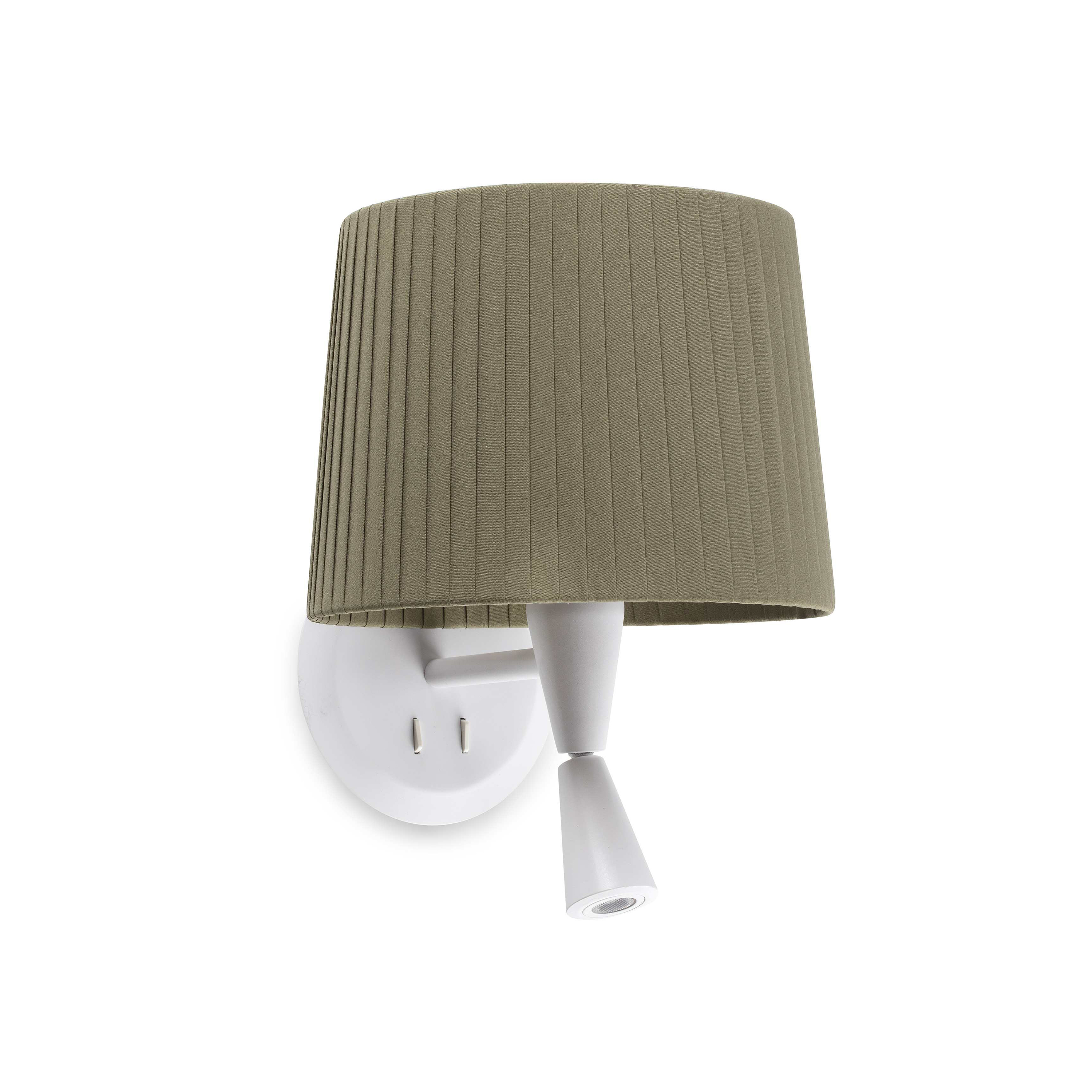 Faro Samba - applique murale avec interrupteur - 21,5 x ,3 cm - 3W LED inclus - vert et blanc