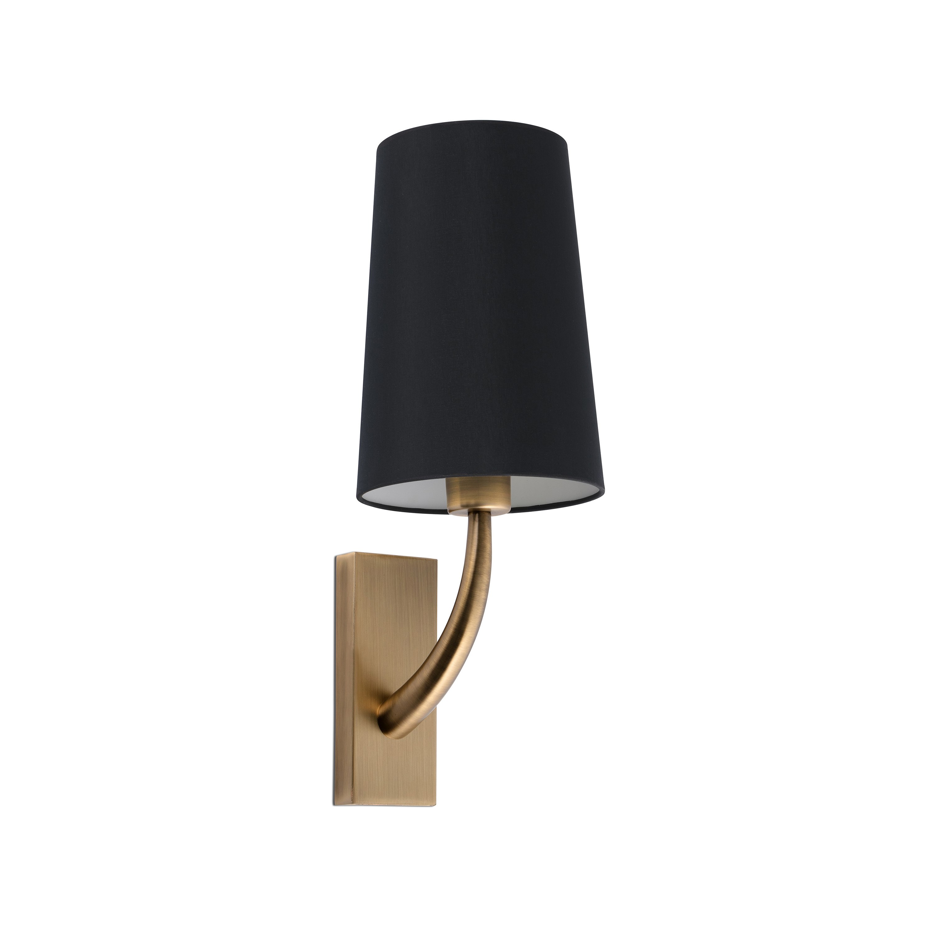 Faro Rem - applique murale - 16,5 x cm - noir et vieil or