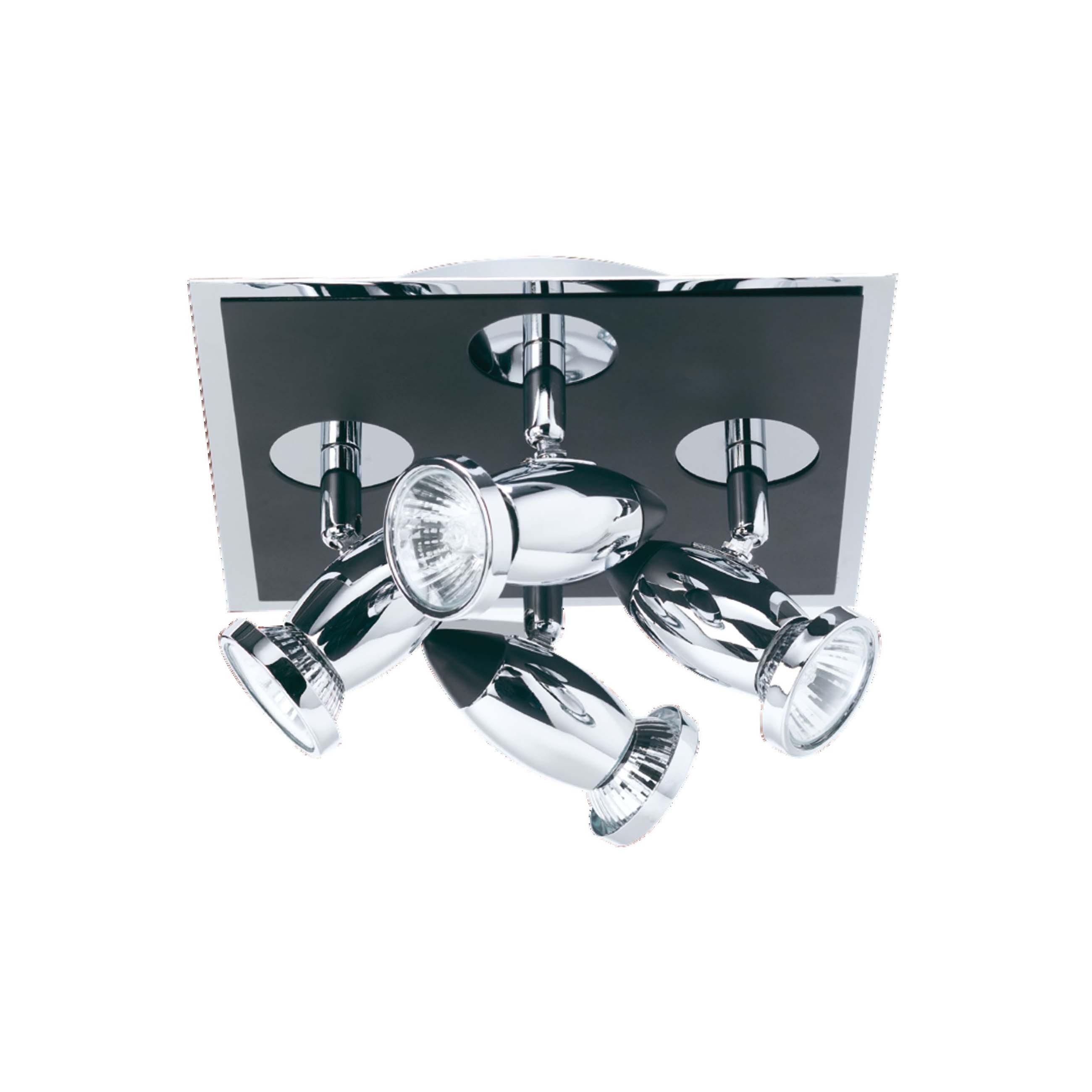 Searchlight Comet - spot en saillie 4L - x - noir et chrome