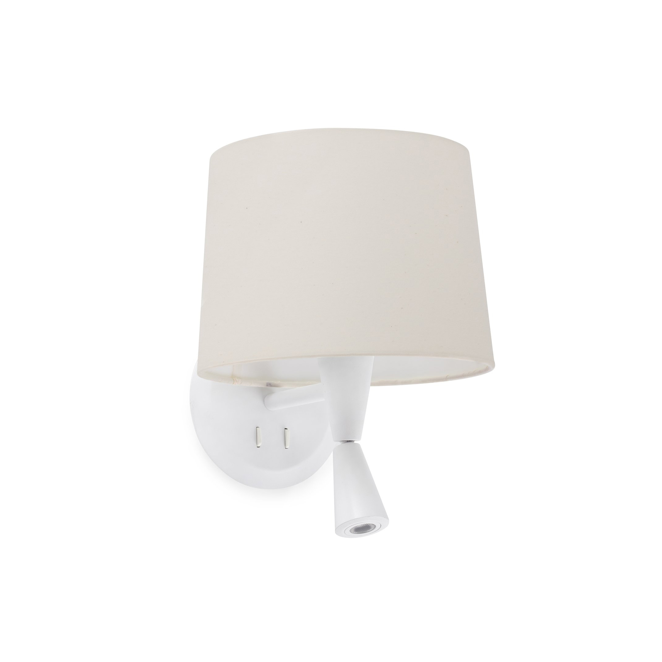 Faro Conga - applique murale - 21,5 x ,3 cm - blanc mat et beige