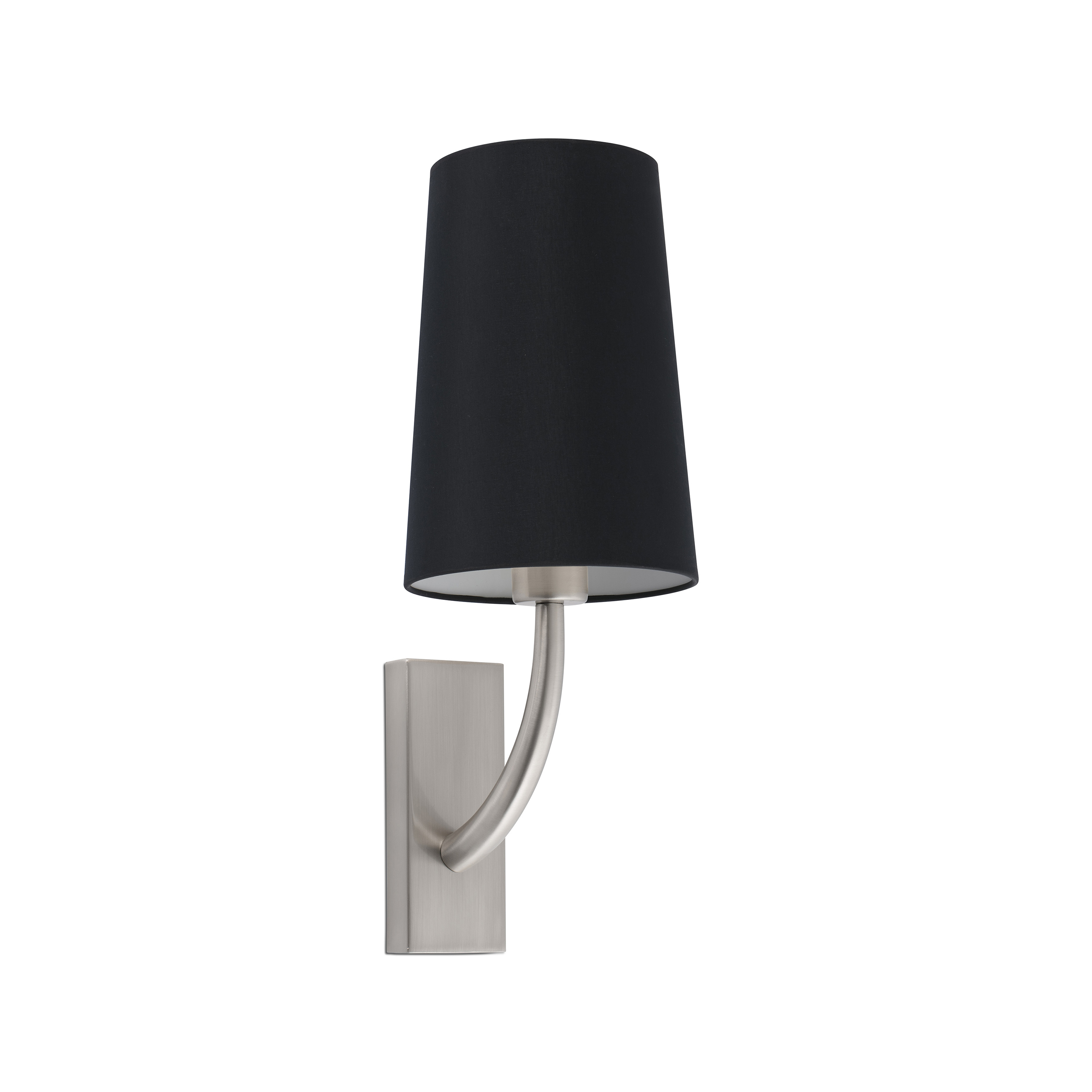 Faro Rem - applique murale - 16,5 x cm - noir et nickel mat