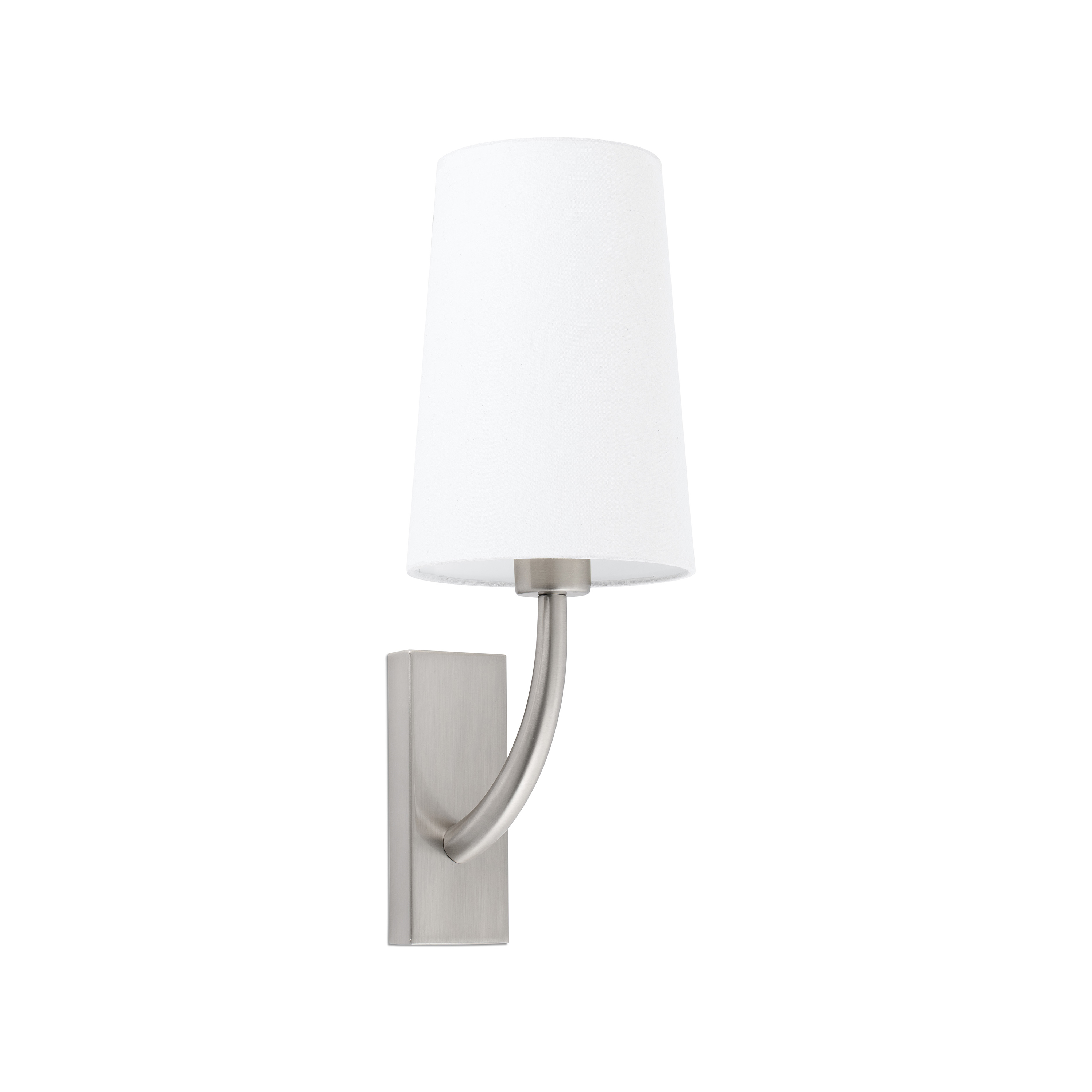 Faro Rem - applique murale - 16,5 x cm - blanc et nickel mat