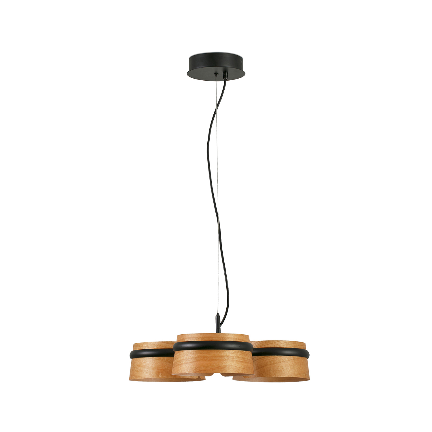 Faro Loop - lampe suspendue - Ø cm - W LED inclus - brun