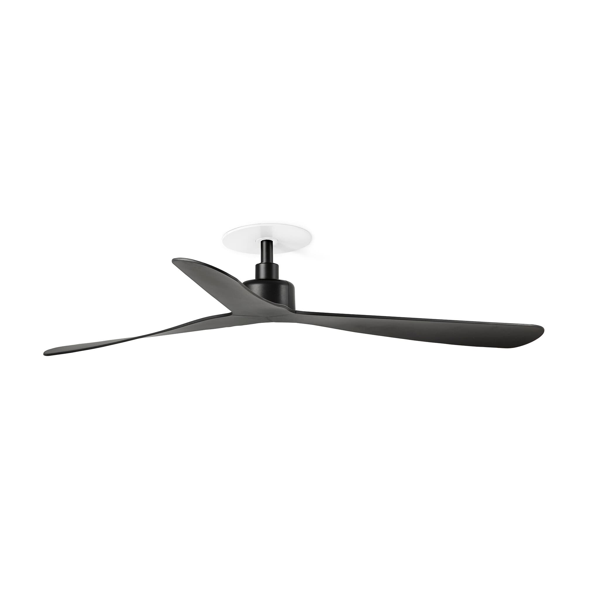 Faro Rocker M - ventilateur de plafond avec rosace encastrée - Ø - noir mat