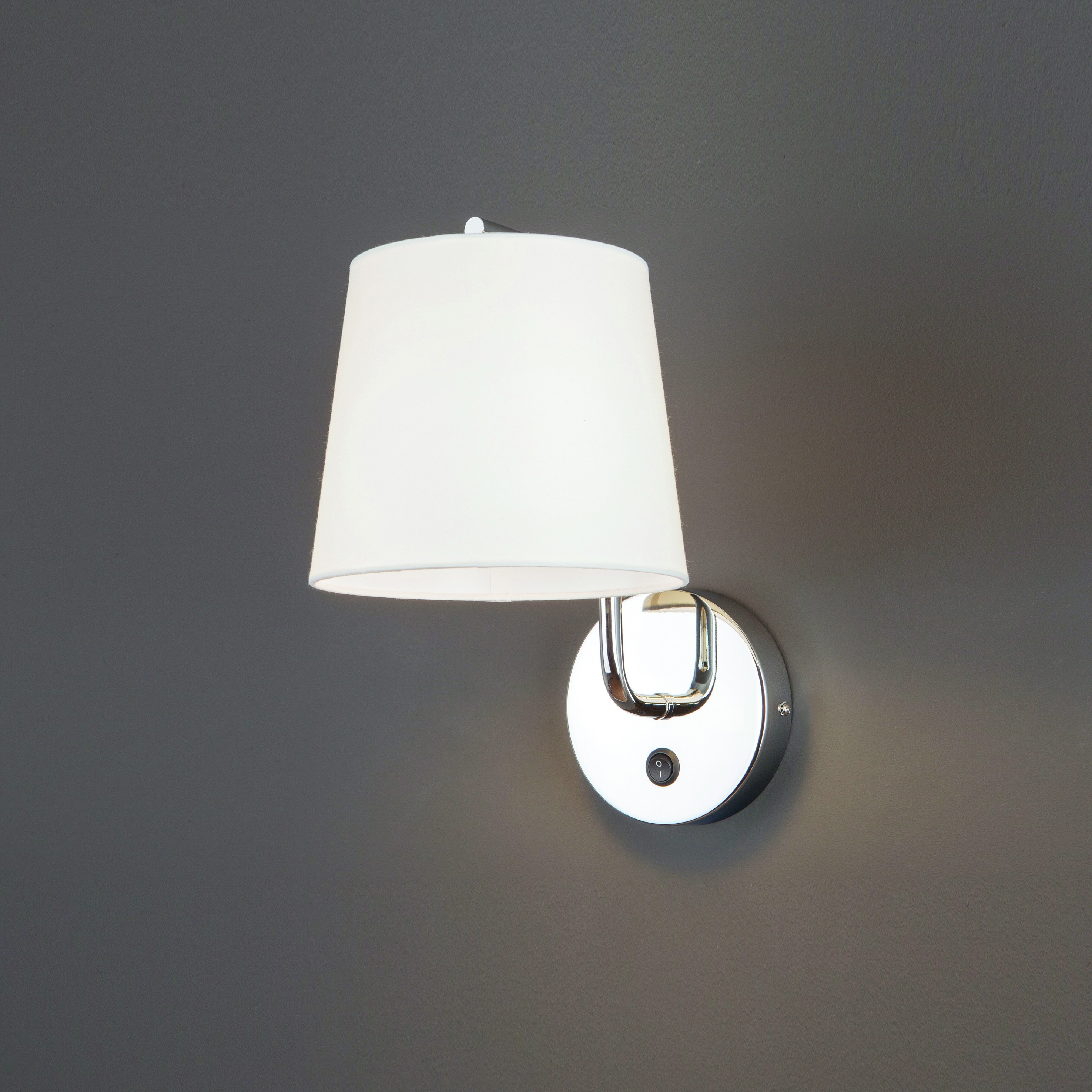 Maxlight Chicago - applique murale - x - chrome et blanc