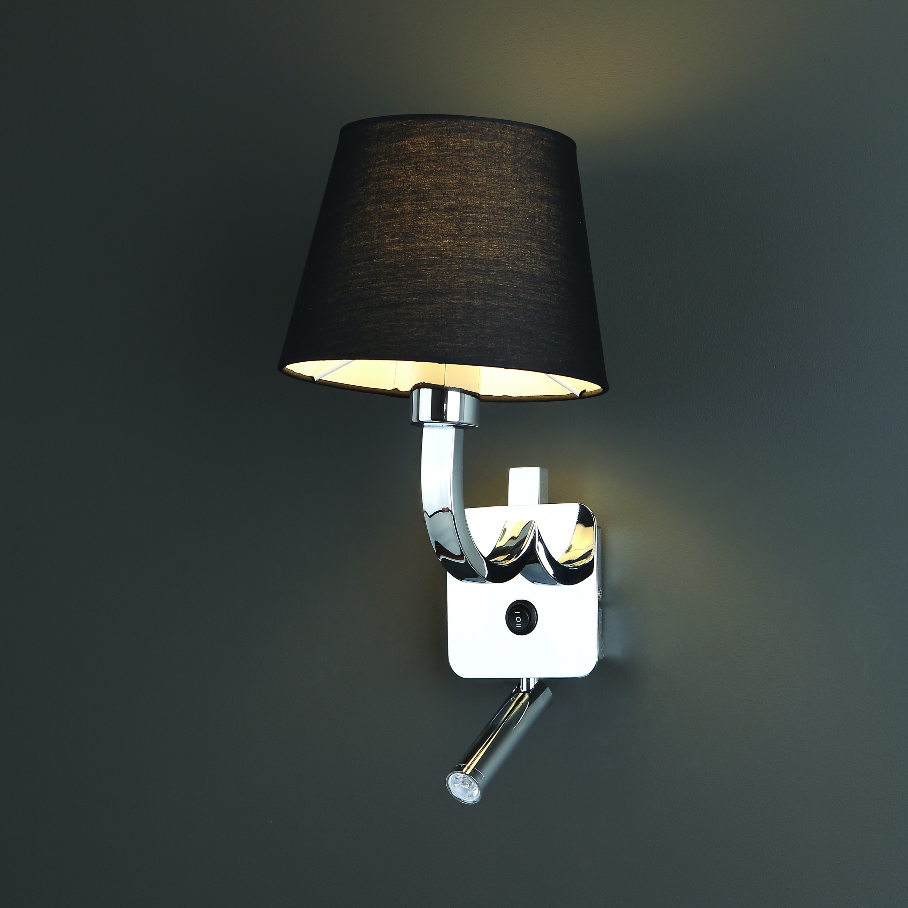 Maxlight Denver - applique murale - x - chrome