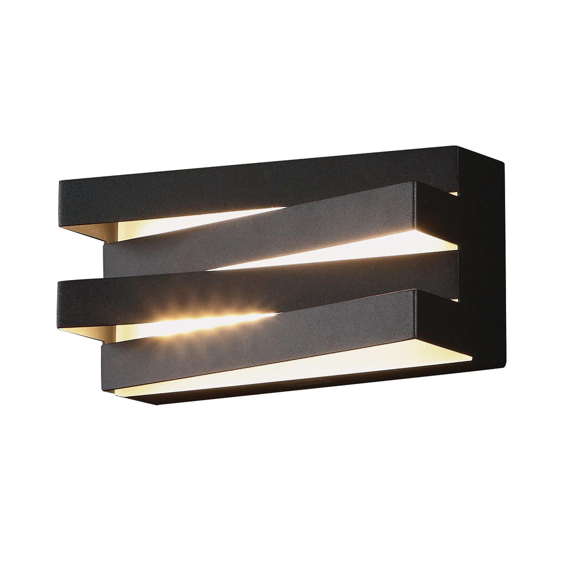 MODÈLE D’EXPOSITION - Maxlight Araxa - applique murale - 21 x 9 x 10 cm - 12W LED inclus - noir