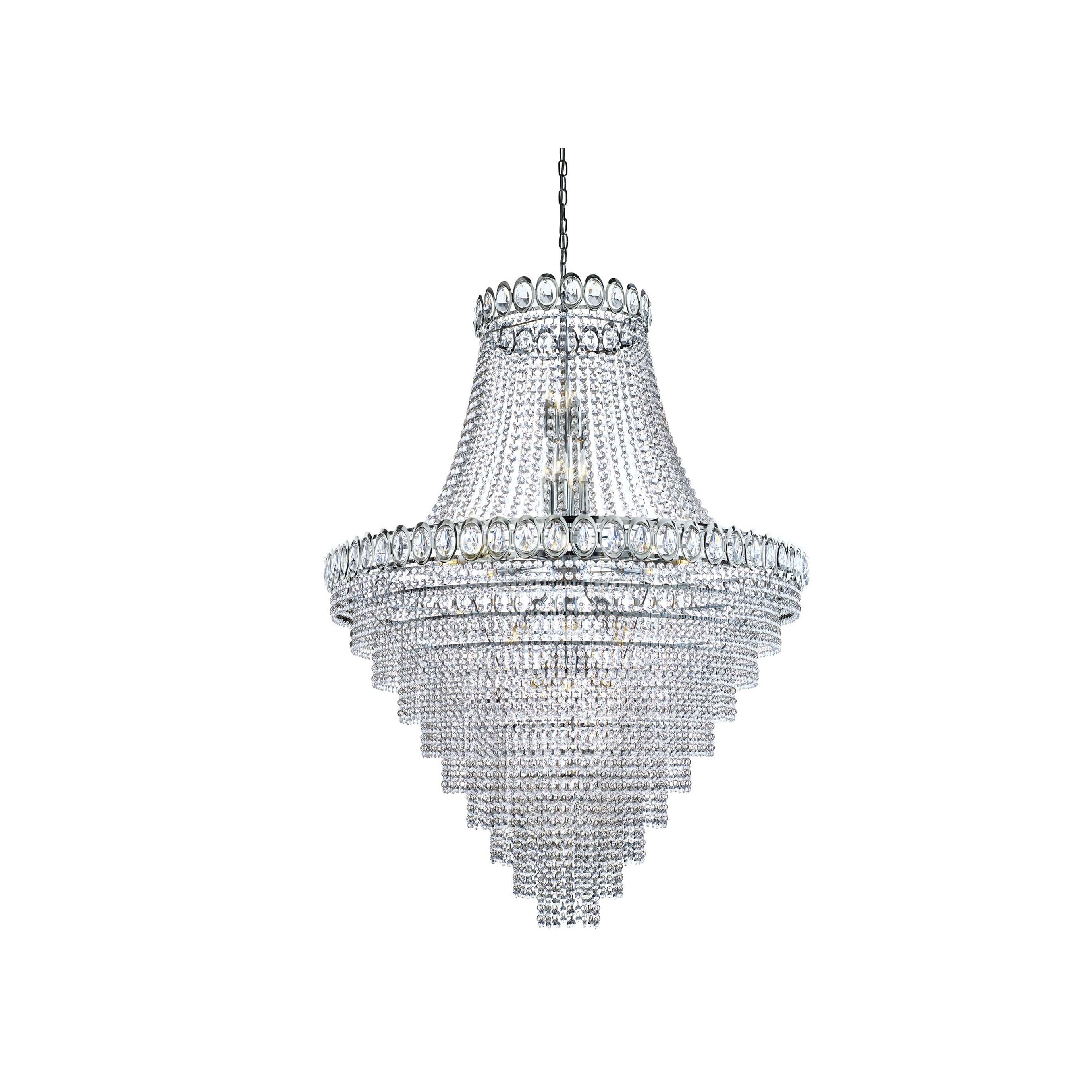 Searchlight Louis Philipe - lustre - Ø cm - chrome