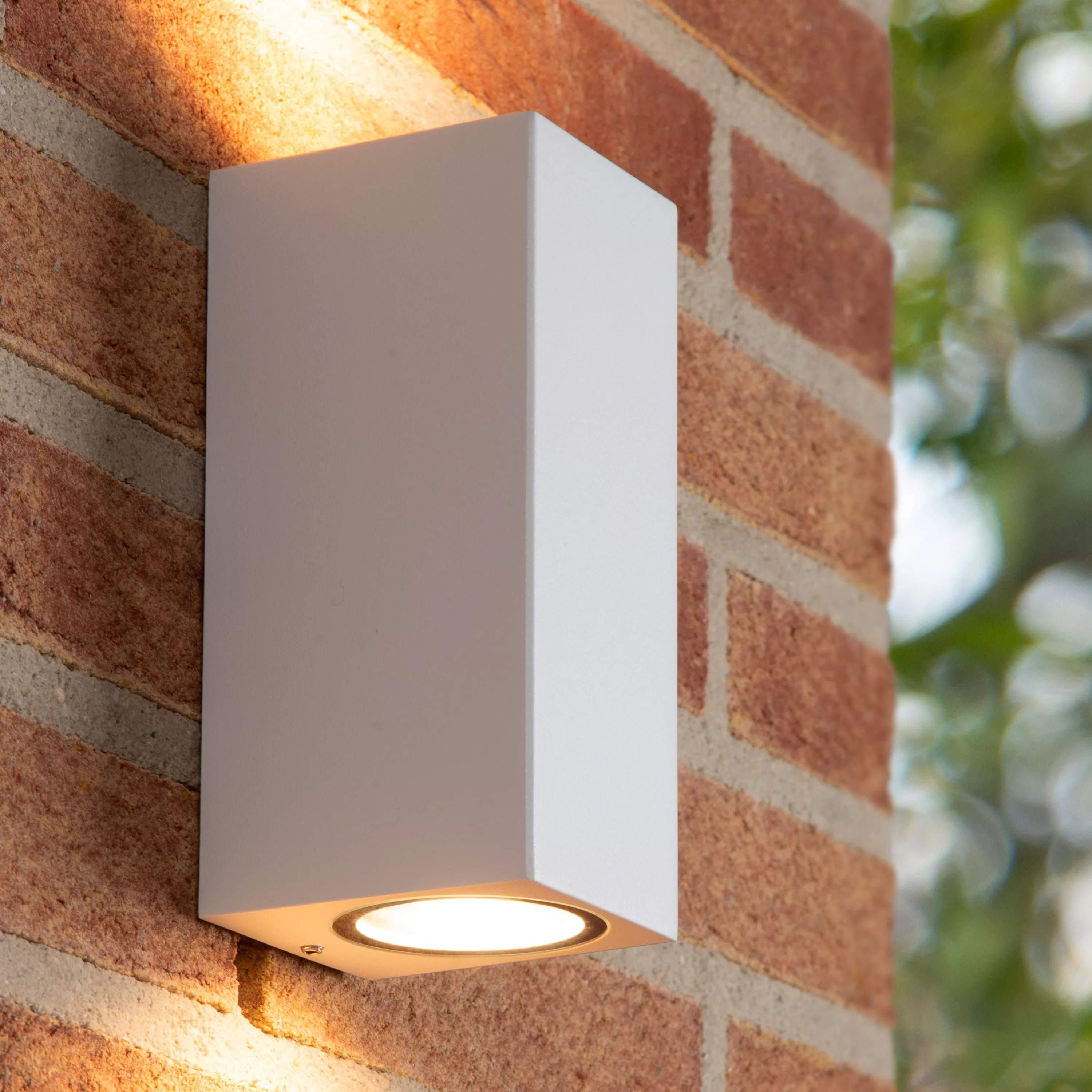 Lucide Zaro - Applique d"extérieur - 7,8 x 6,8 x - IP44 - blanc