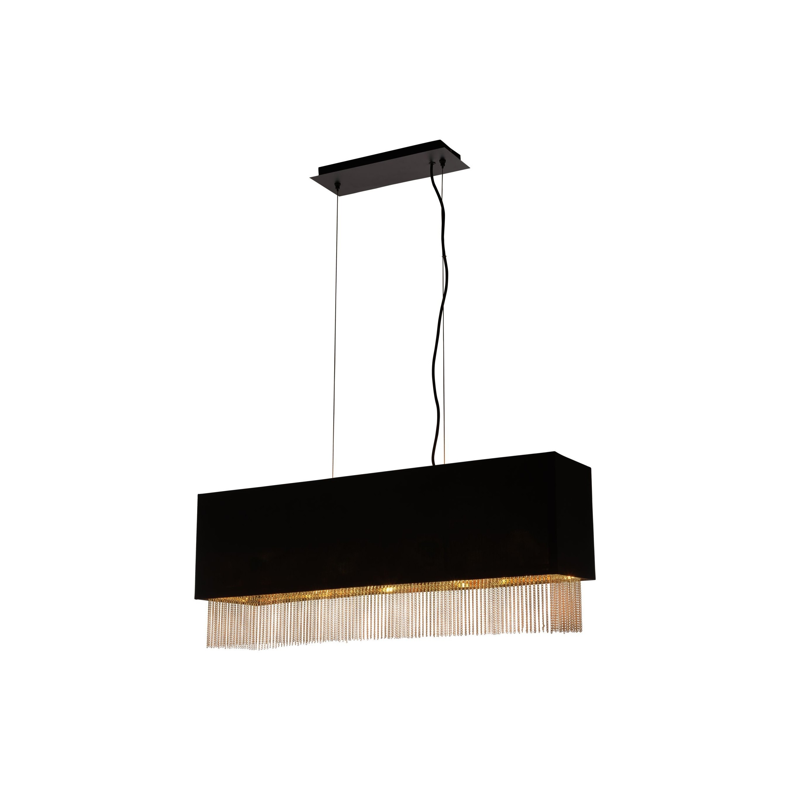 Searchlight Fringe - lampe suspendue - x - noir