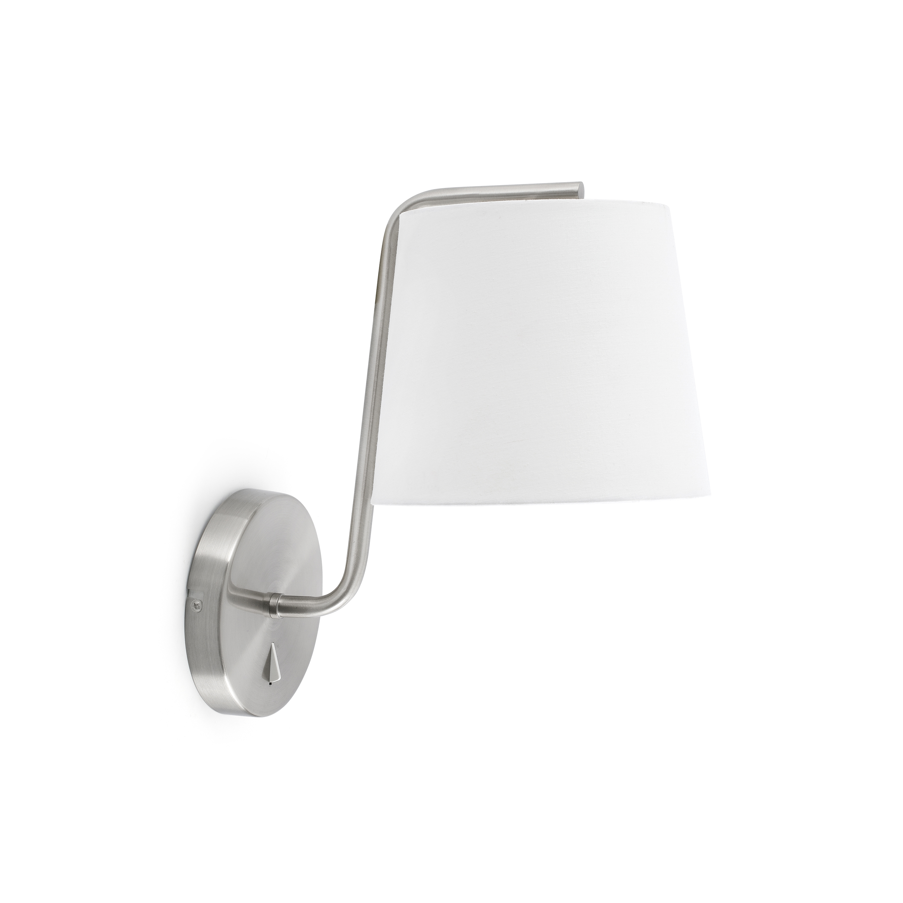 Faro Berni - applique murale avec interrupteur - x - nickel satiné