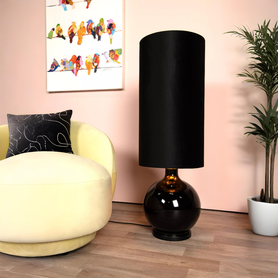 Lucide Esterad - lampadaire - Ø cm - noir