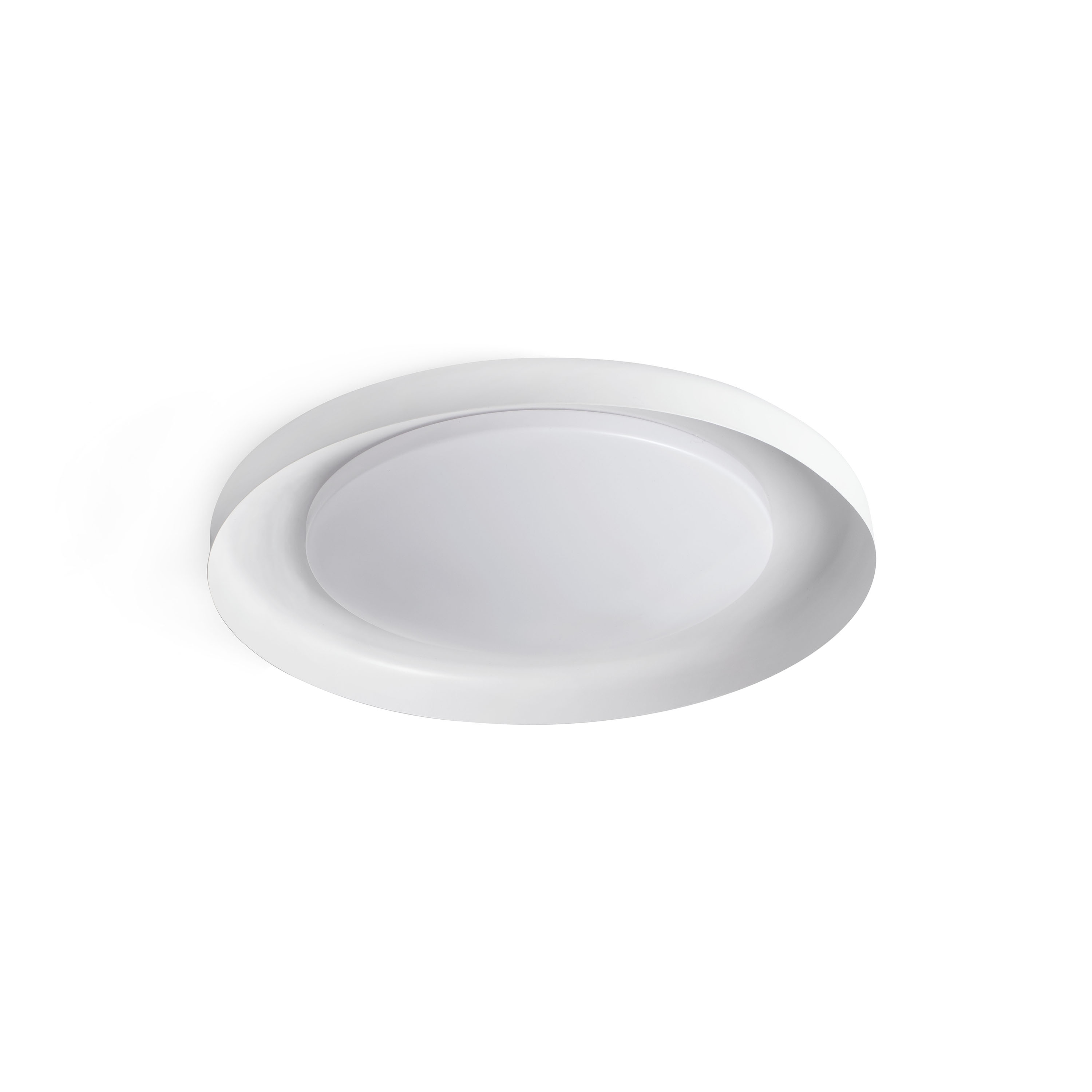 Faro Dolme - plafonnier - Ø cm - 24W LED inclus - blanc mat