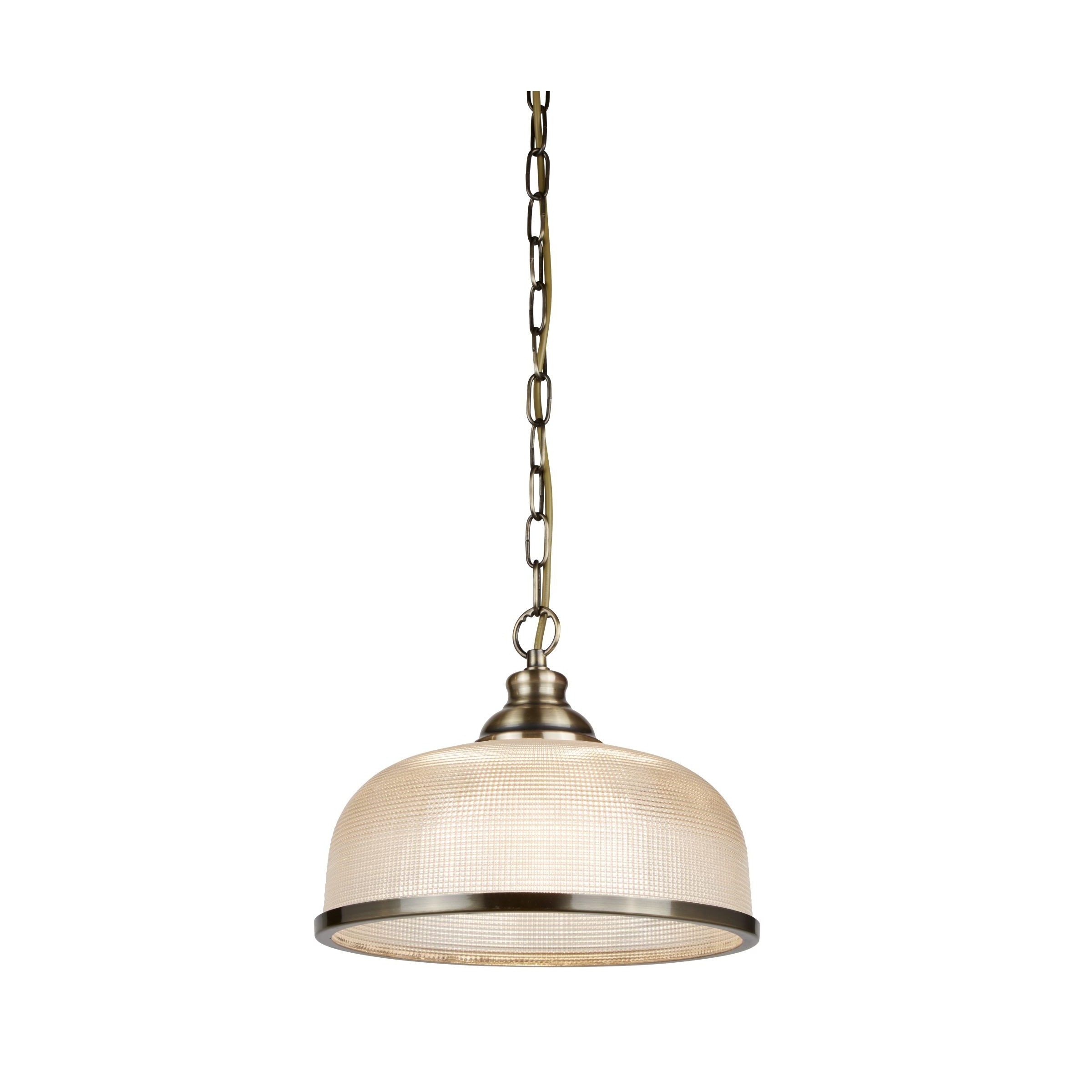 Searchlight Bistro II - lampe suspendue - Ø cm - laiton antique