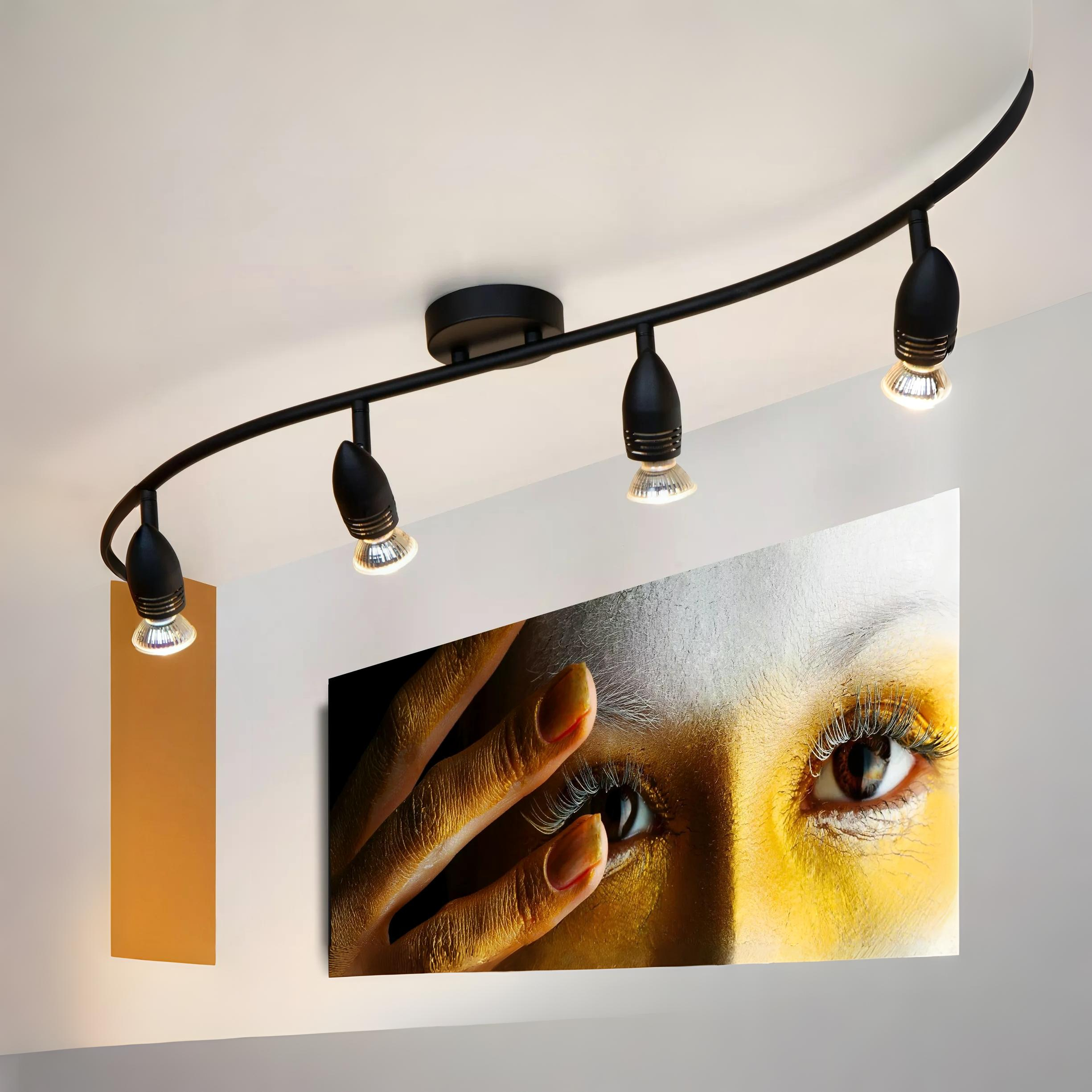 Lucide Caro - spot en saillie - x - noir — vue 3