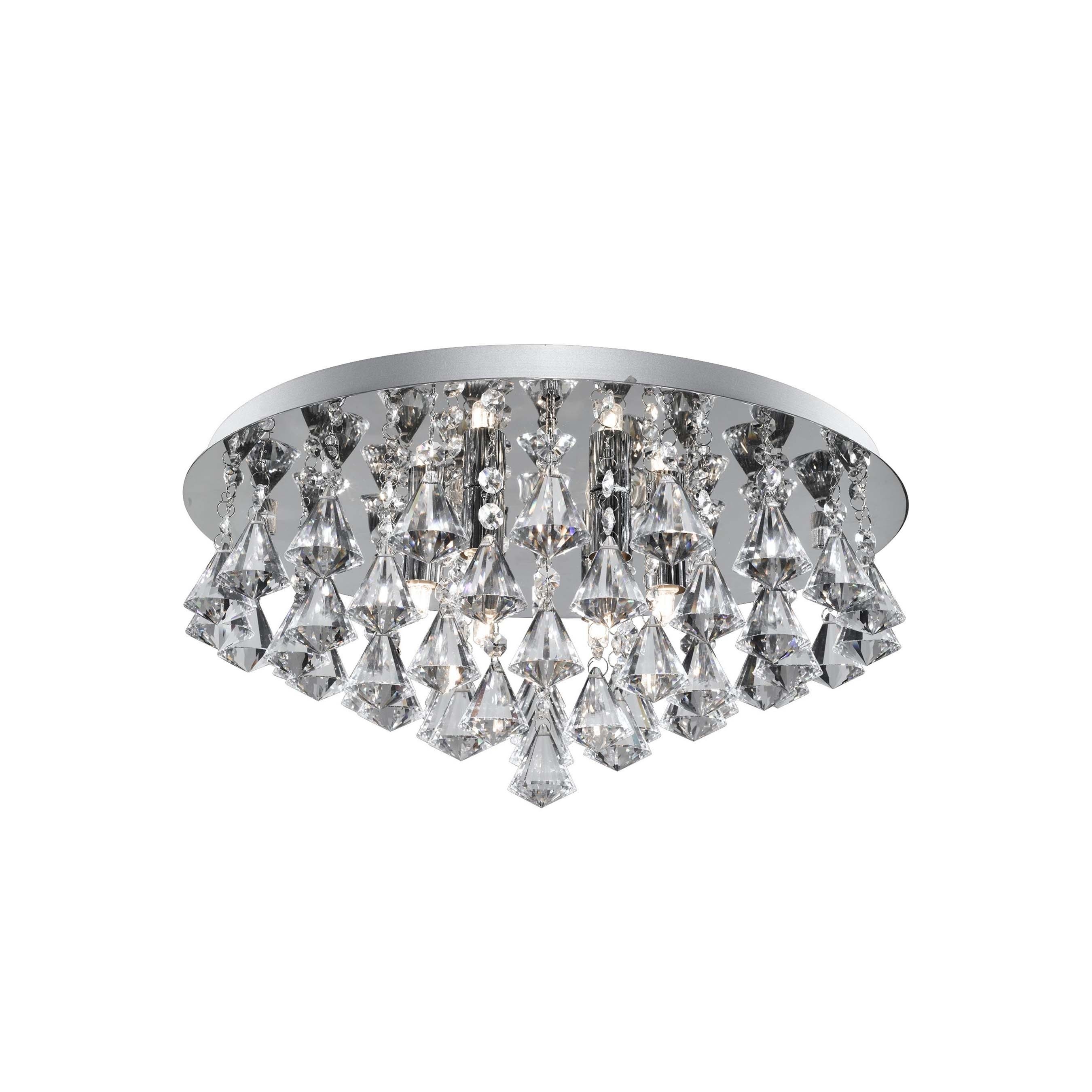 Searchlight Hanna - plafonnier - Ø cm - chrome