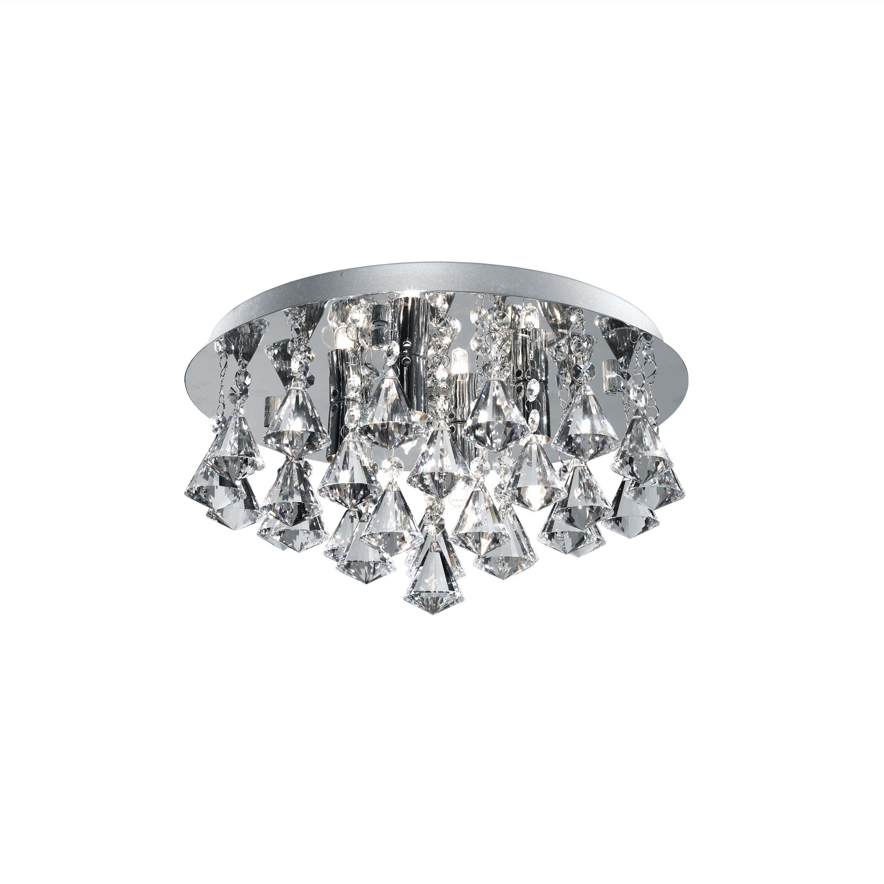 Searchlight Hanna - plafonnier - Ø ,5 cm - chrome — vue 3