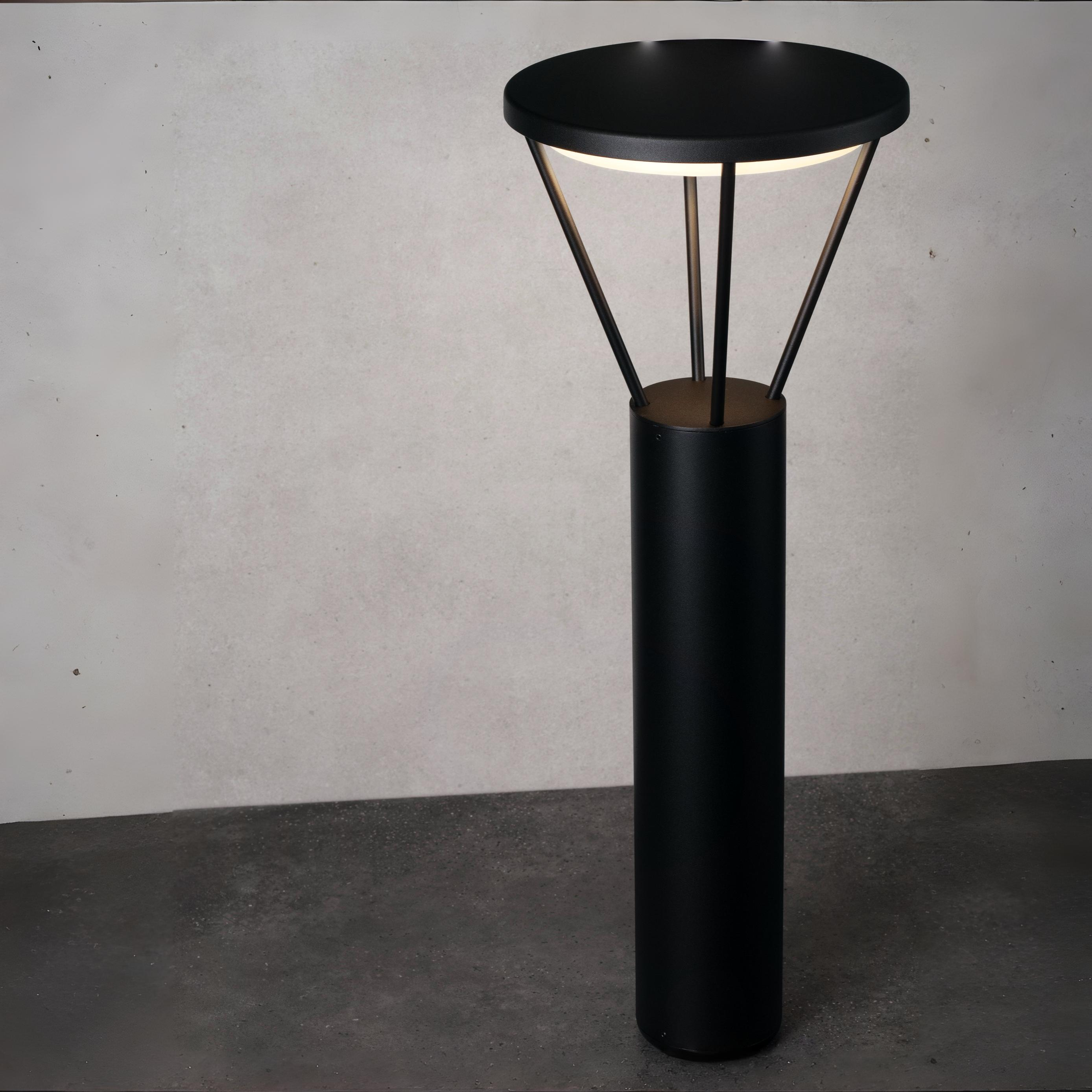 Nova Luce Virtus - poteau de jardin - Ø cm - IP65 - anthracite foncé