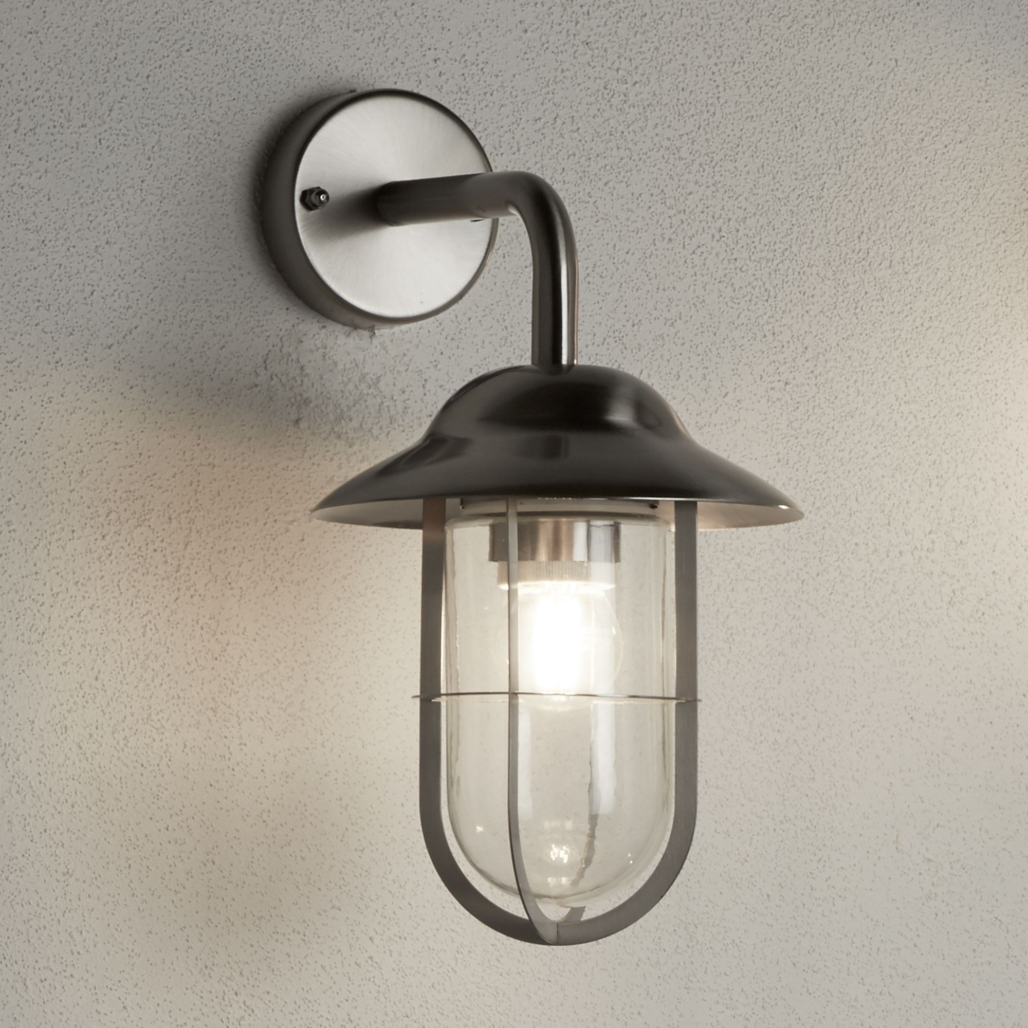 Searchlight Toronto - applique d"extérieur - cm - IP44 - argent satiné