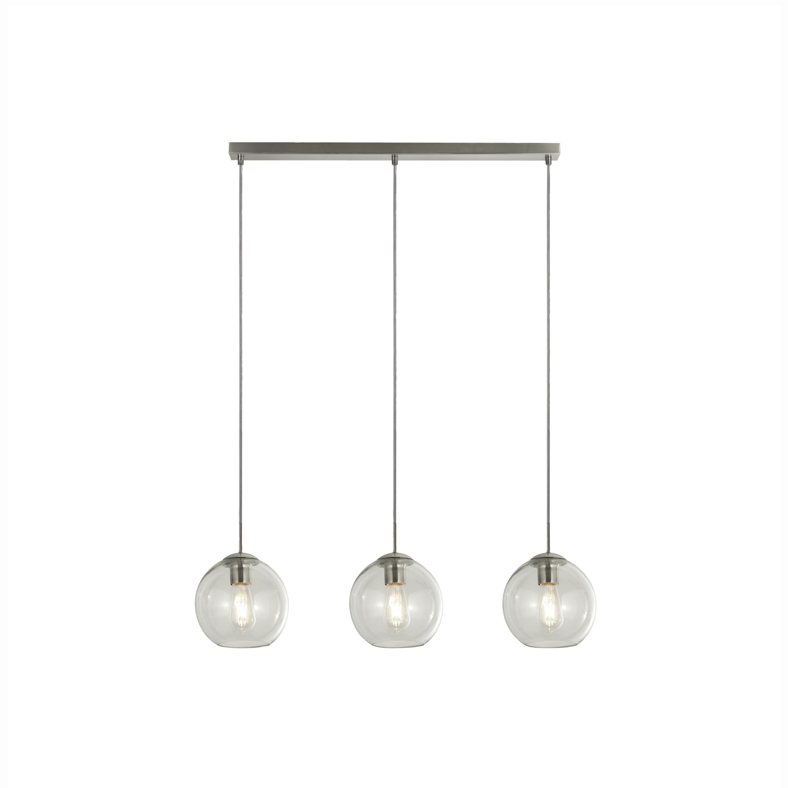 Searchlight Pendants - lampe suspendue - x - argent satiné