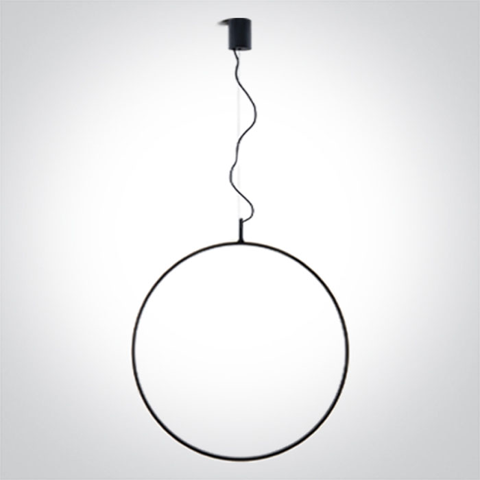 ONE Light Décorative - lampe suspendue - Ø cm - 40W LED dimmable inclus - noir