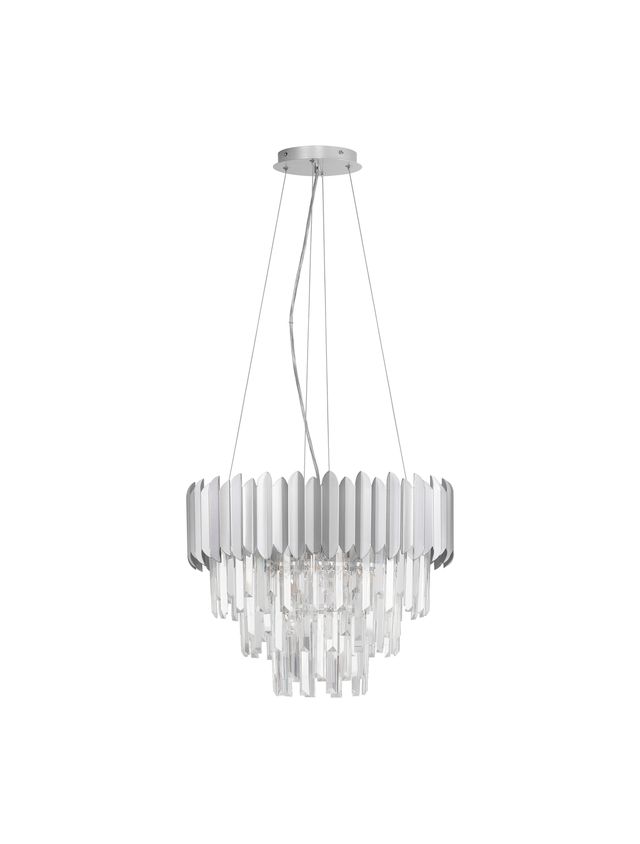 Nova Luce Magnolia - suspension - Ø cm - chrome