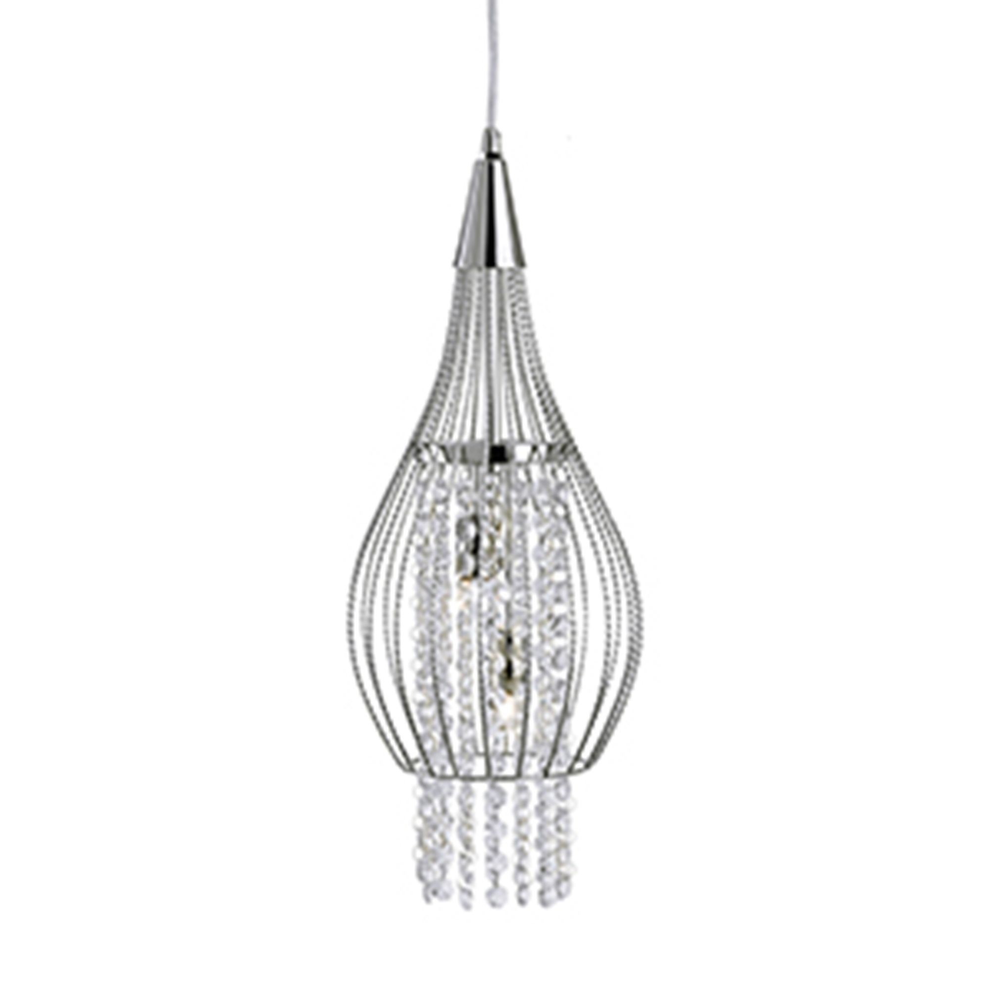 Searchlight Rocket - lampe suspendue - Ø cm - chrome