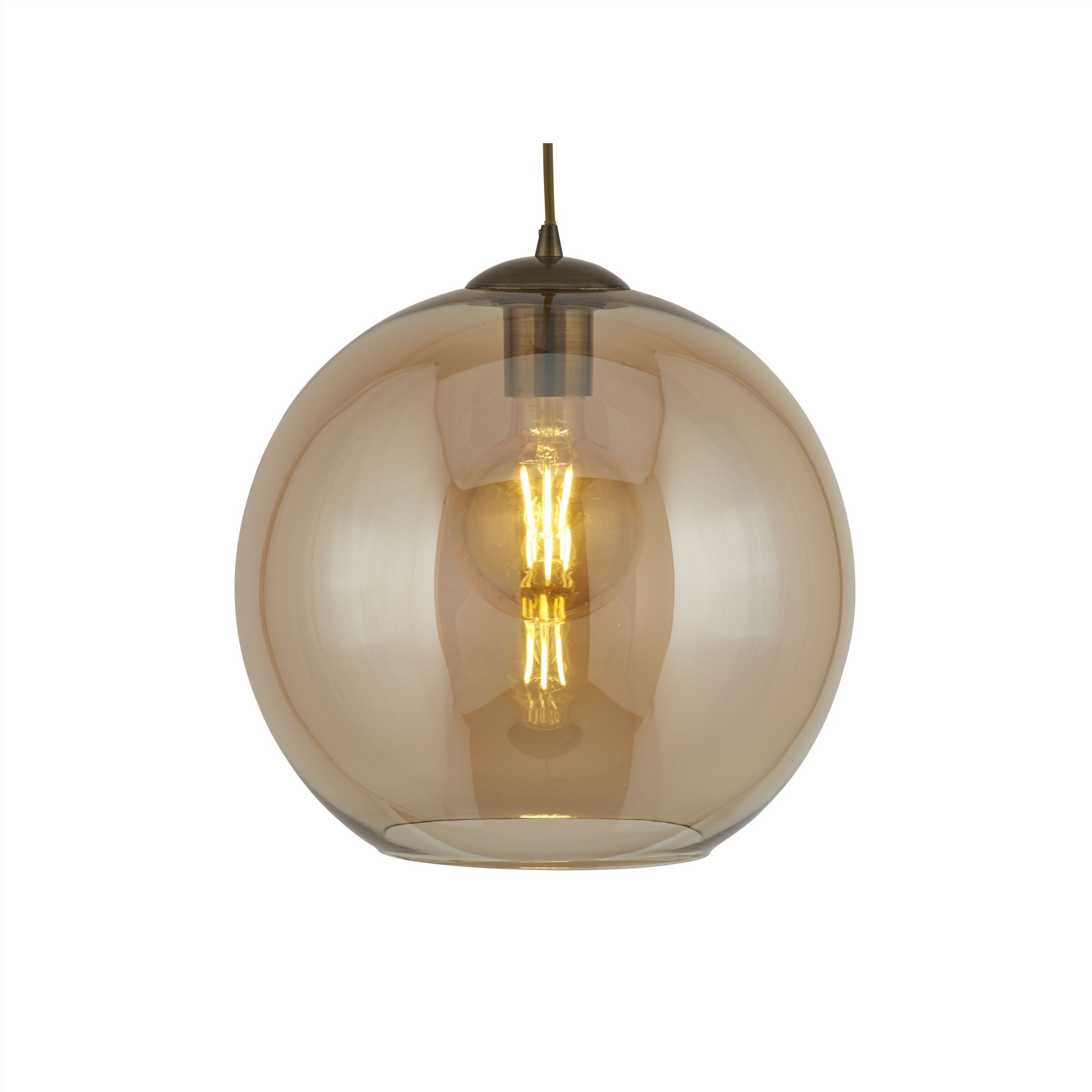 Searchlight Balls - lampe suspendue - Ø cm - ambre