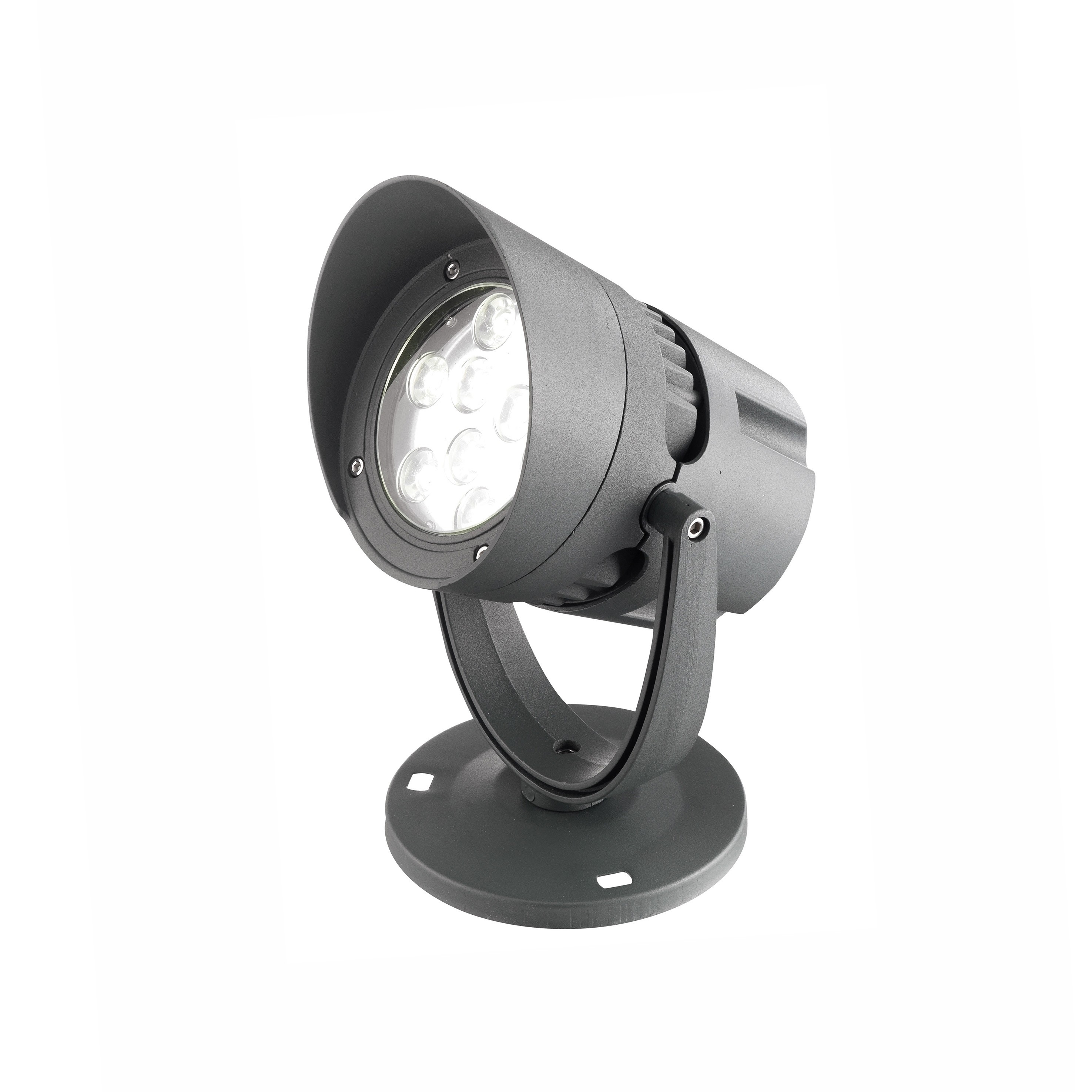 Nova Luce North - spot au sol - - 18W LED inclus - IP65 - gris foncé
