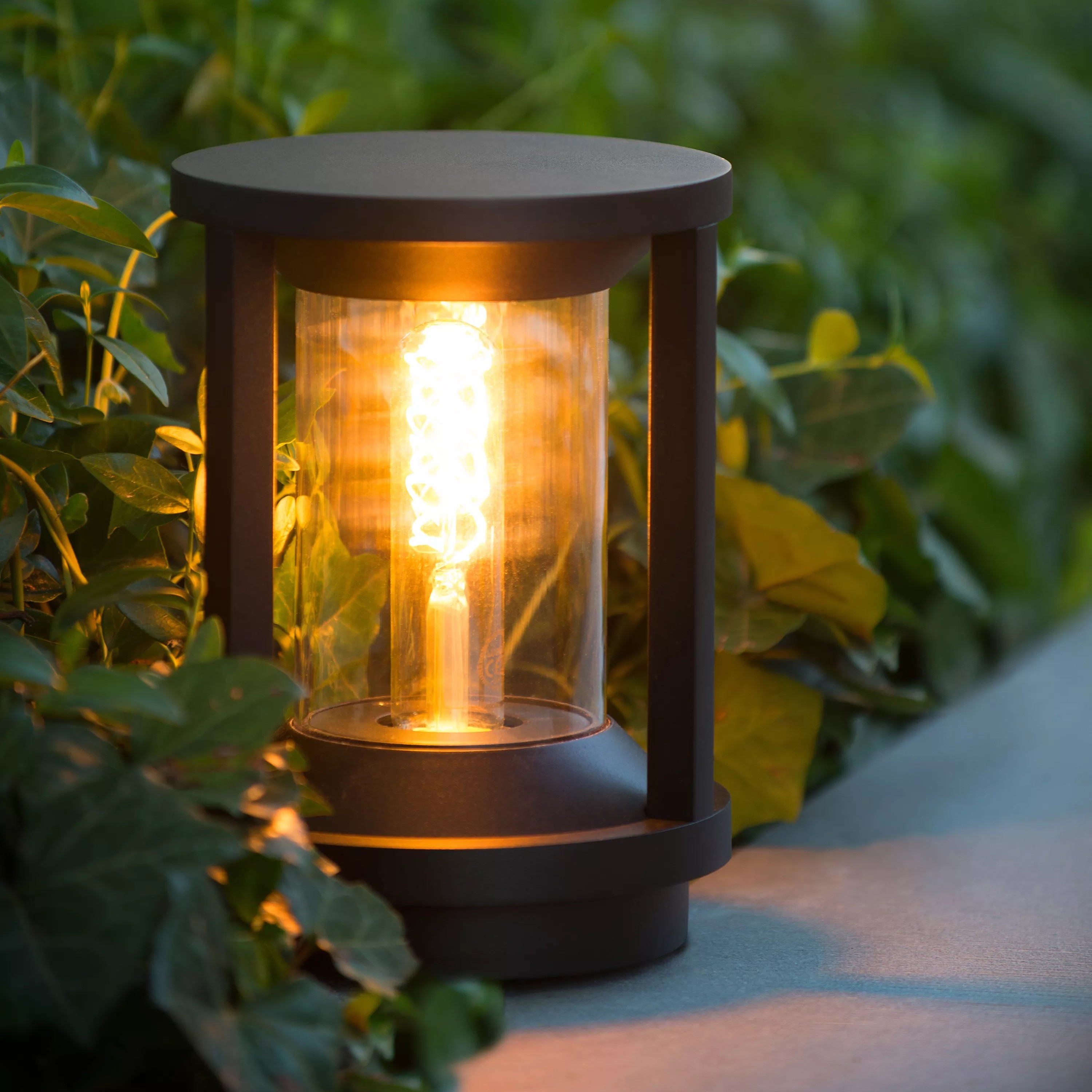 Lucide Cadix - lampe sur pied - Ø cm - IP65 - noir