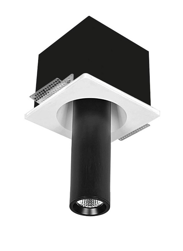 Nova Luce Giacomo - spot encastrable - mm, mm - noir